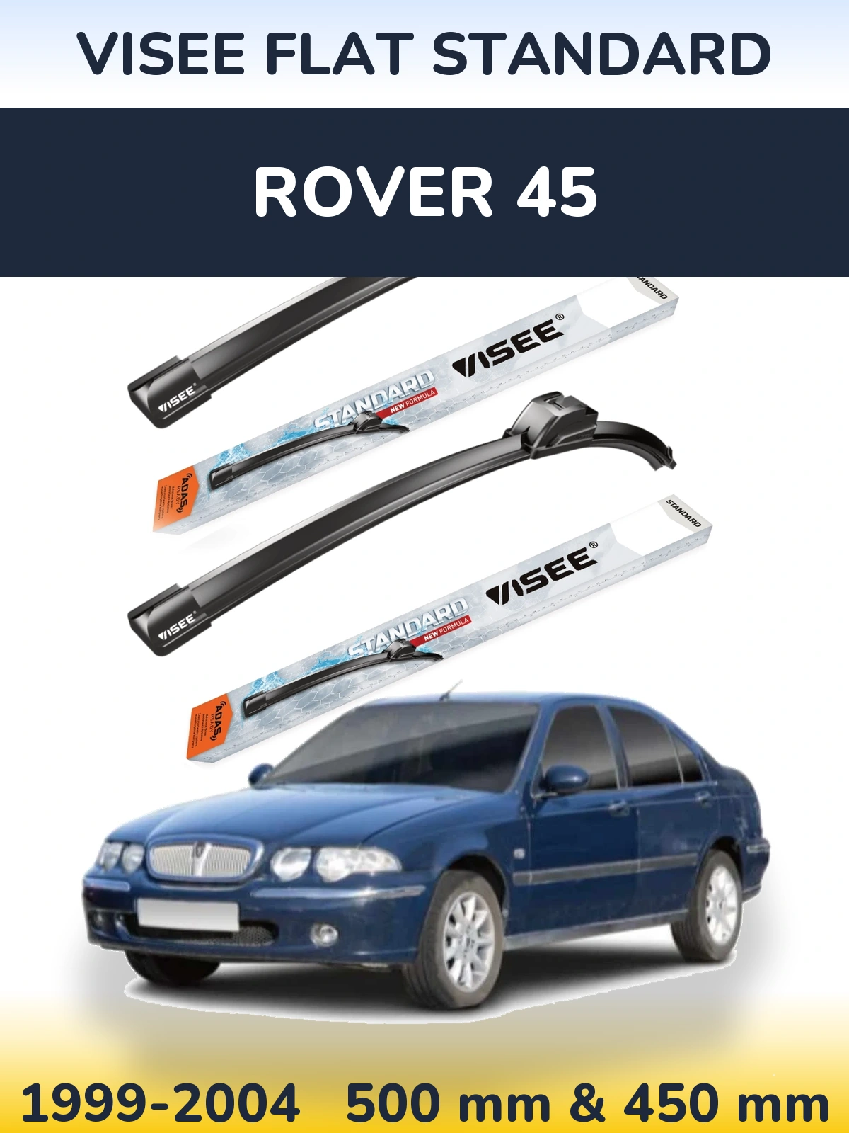 Torkarblad VISEE FLAT STANDARD för Rover 45