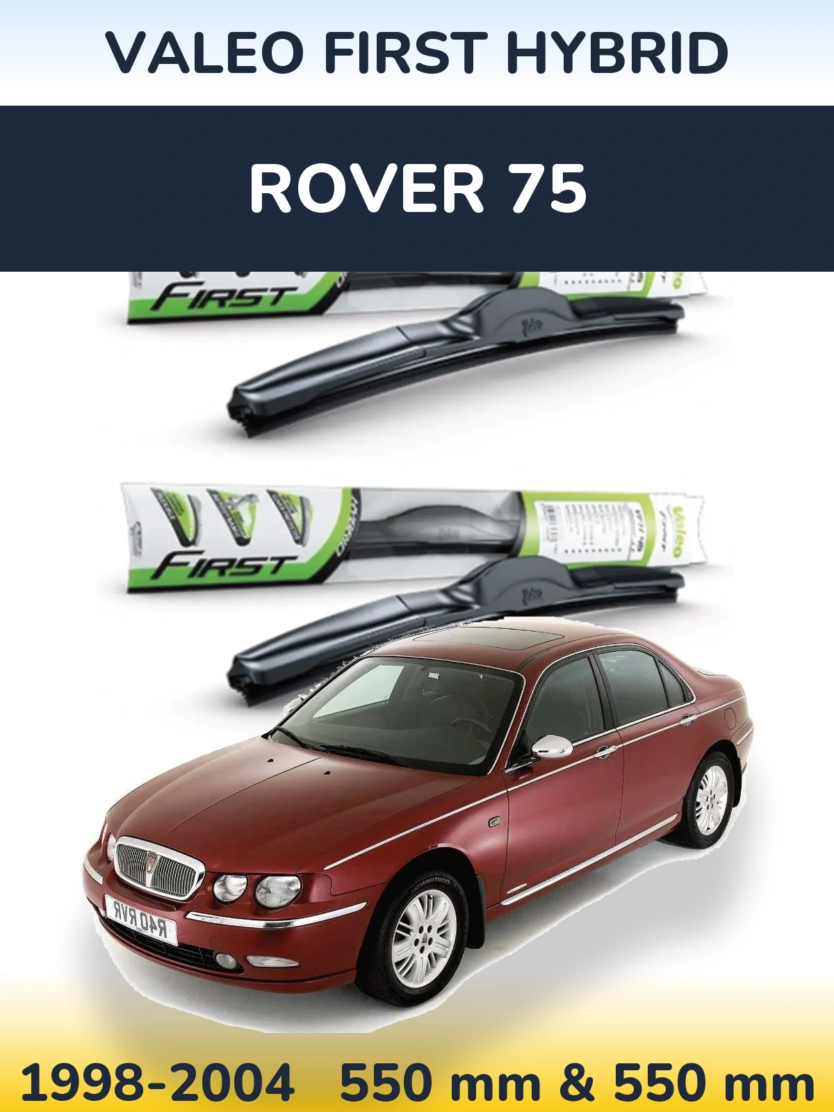 Torkarblad Valeo First Hybrid för Rover 75