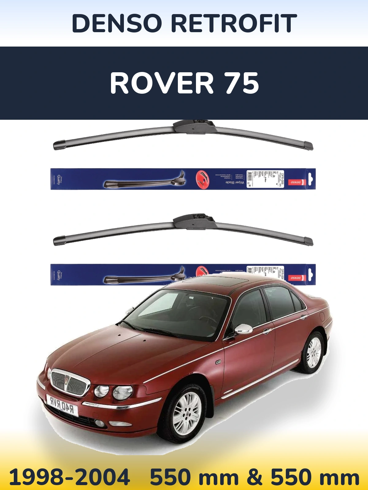 Torkarblad Denso Retrofit för Rover 75