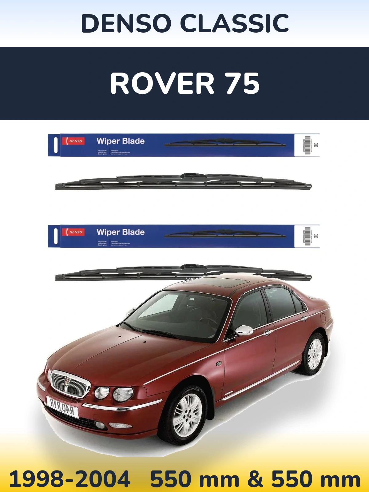 Torkarblad Denso Classic för Rover 75