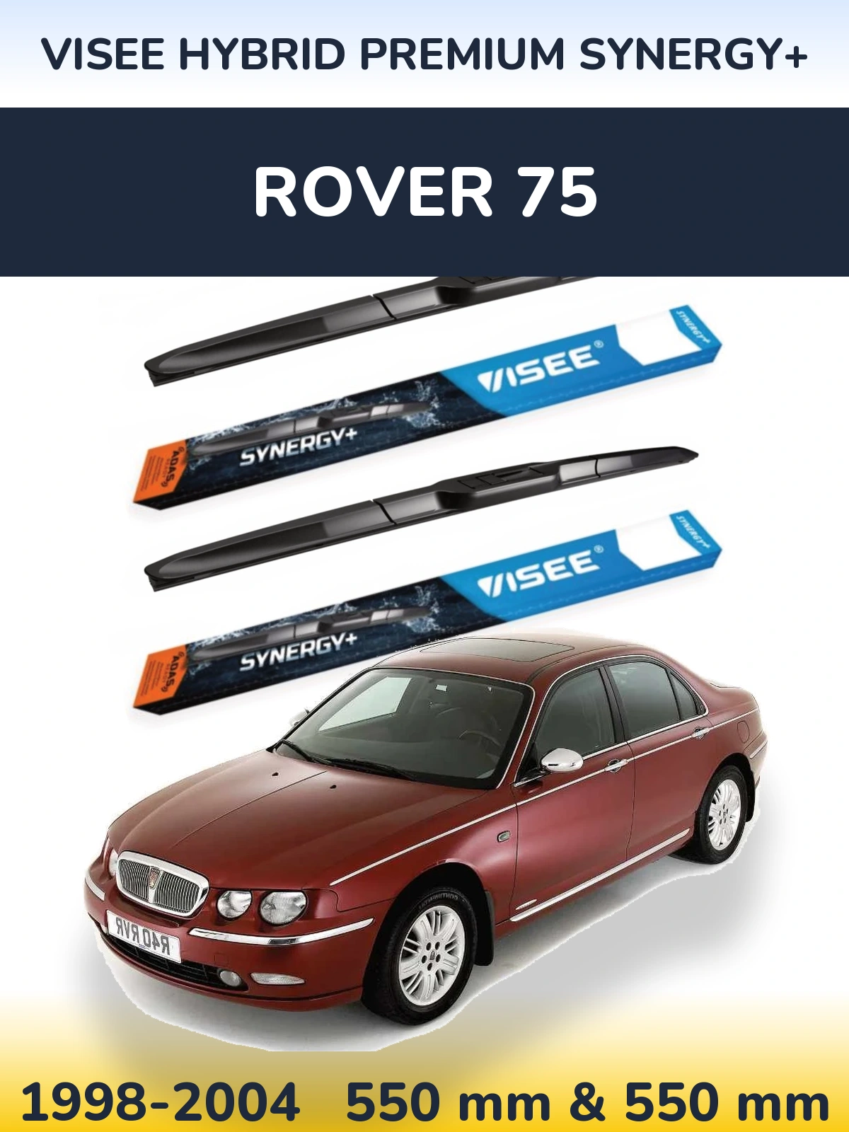 Torkarblad VISEE HYBRID PREMIUM SYNERGY+ för Rover 75