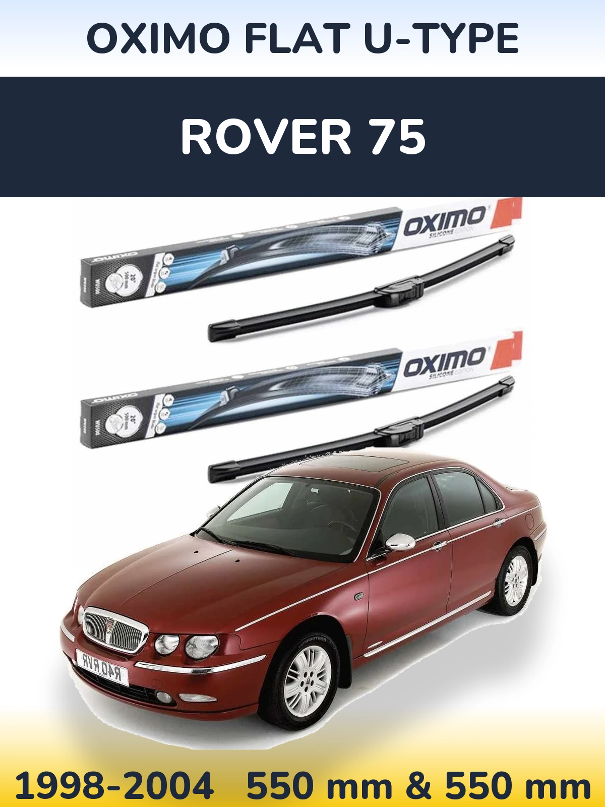 Torkarblad Oximo Flat U-type för Rover 75