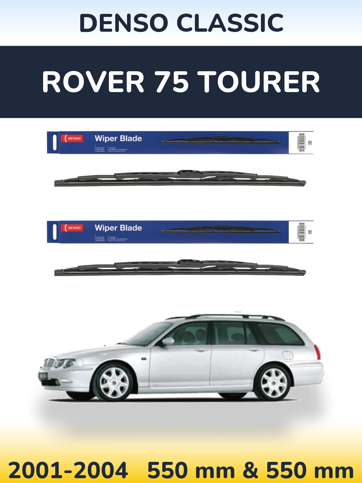 Torkarblad Denso Classic för Rover 75 Tourer