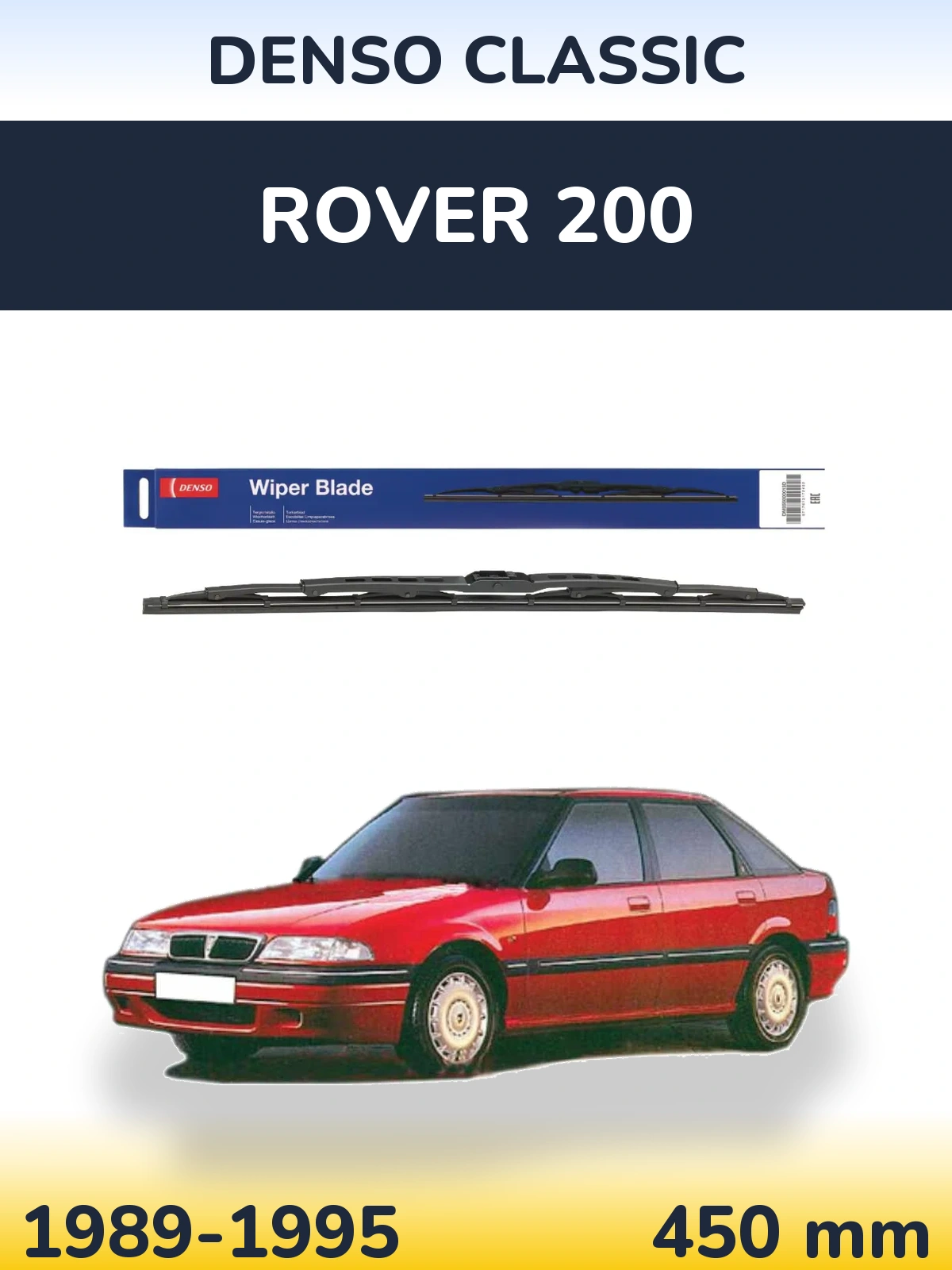 Torkarblad Denso Classic för Rover 200