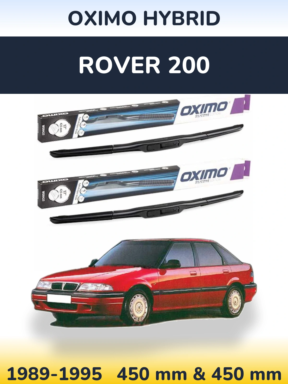 Torkarblad Oximo Hybrid för Rover 200