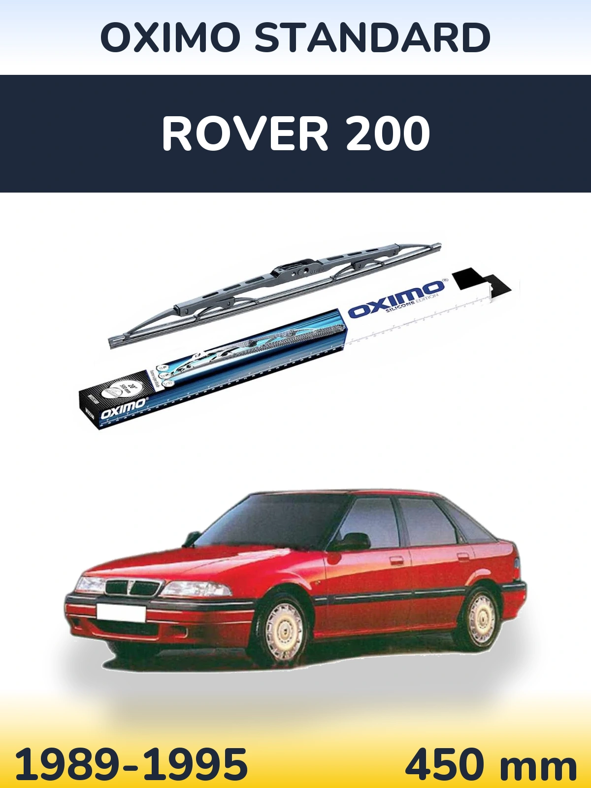 Torkarblad Oximo Standard för Rover 200