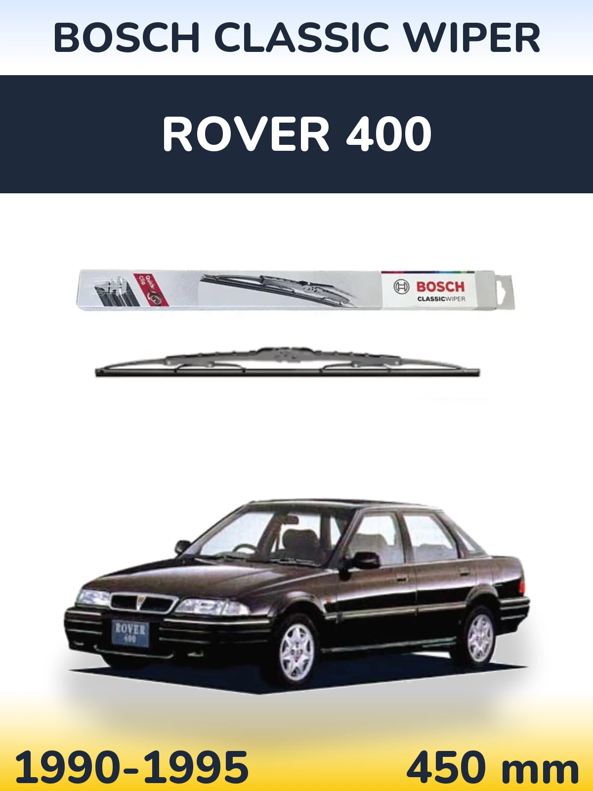 Torkarblad BOSCH Classic Wiper för Rover 400