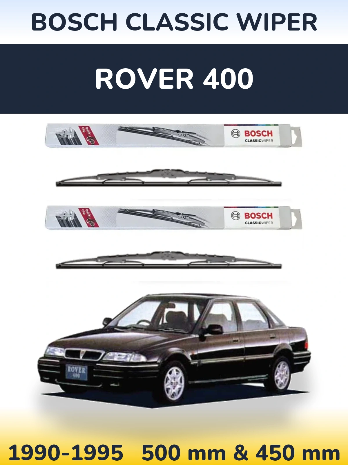 Torkarblad BOSCH Classic Wiper för Rover 400