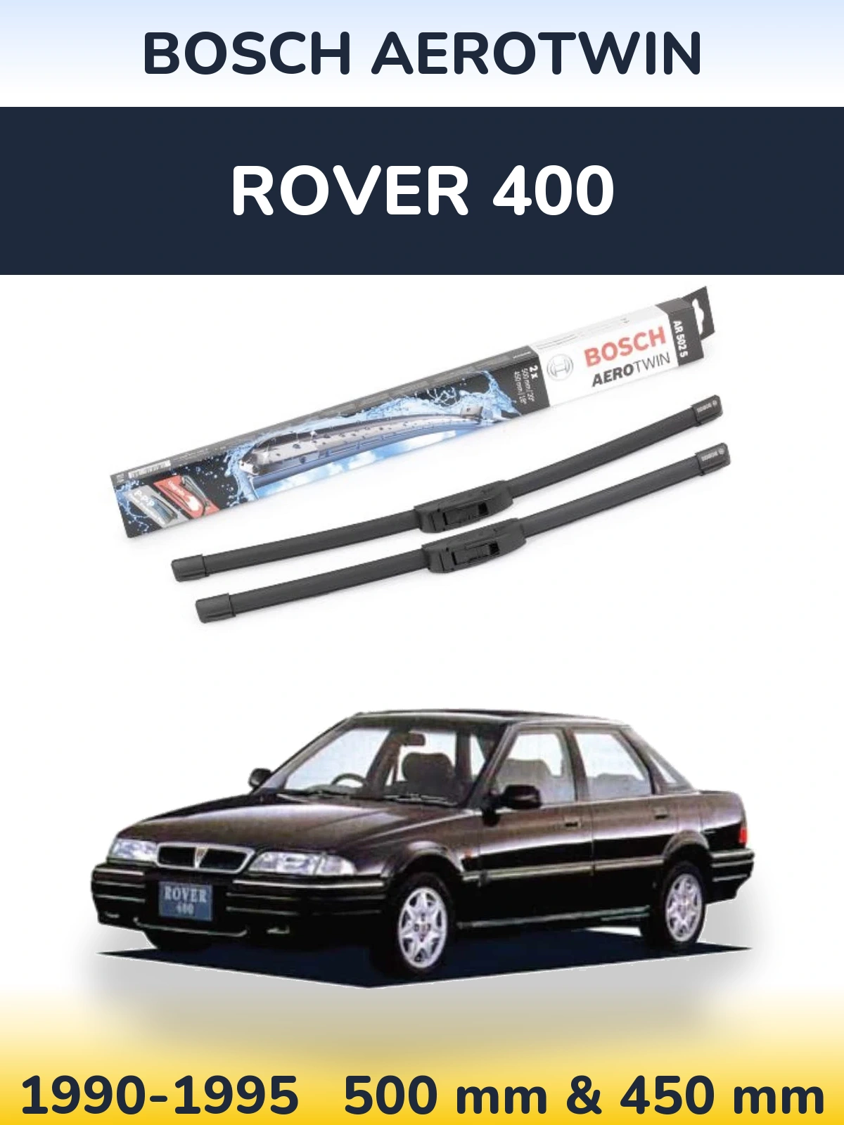 Torkarblad BOSCH AeroTwin för Rover 400
