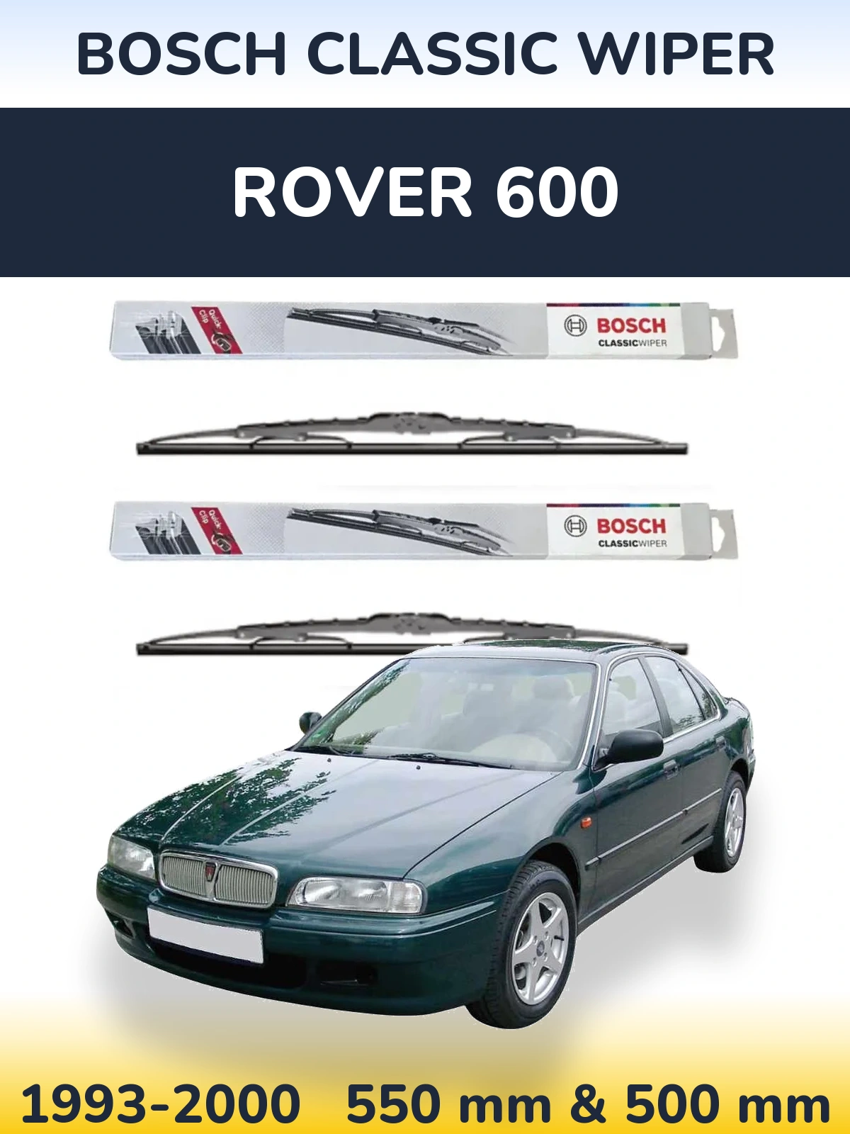 Torkarblad BOSCH Classic Wiper för Rover 600