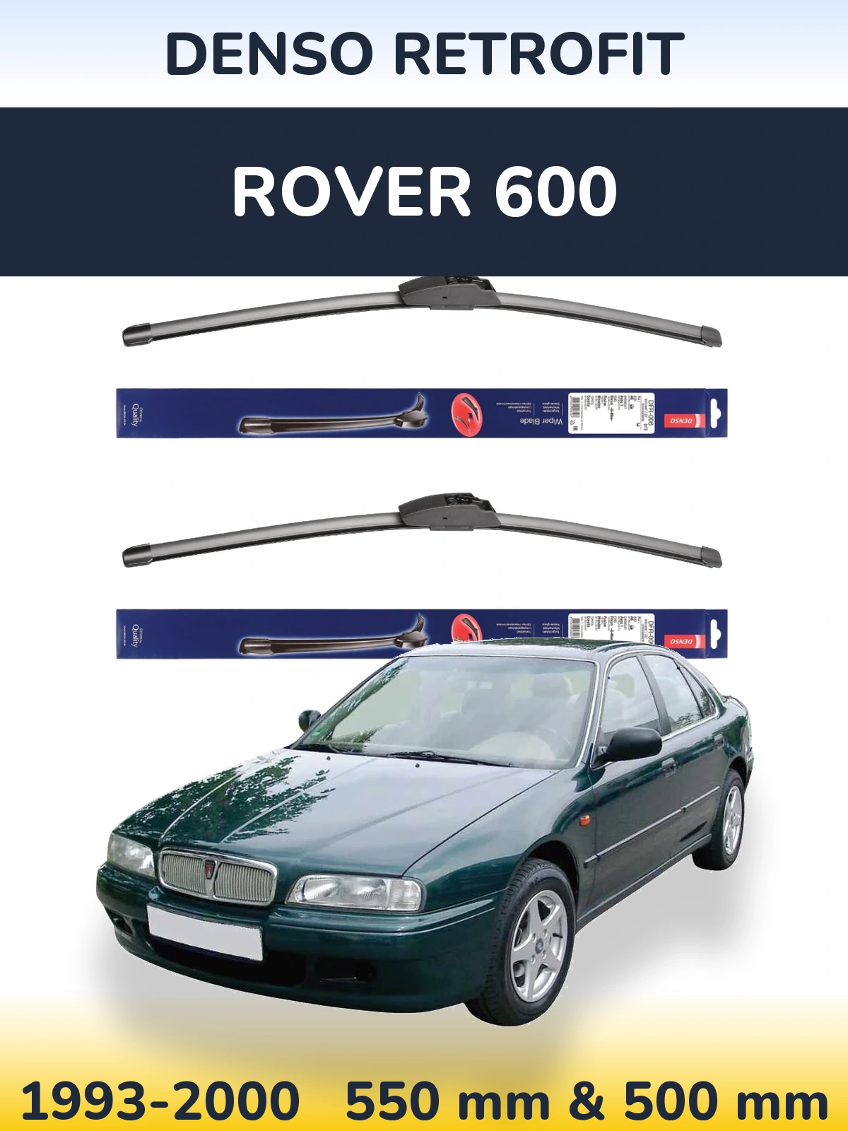 Torkarblad Denso Retrofit för Rover 600