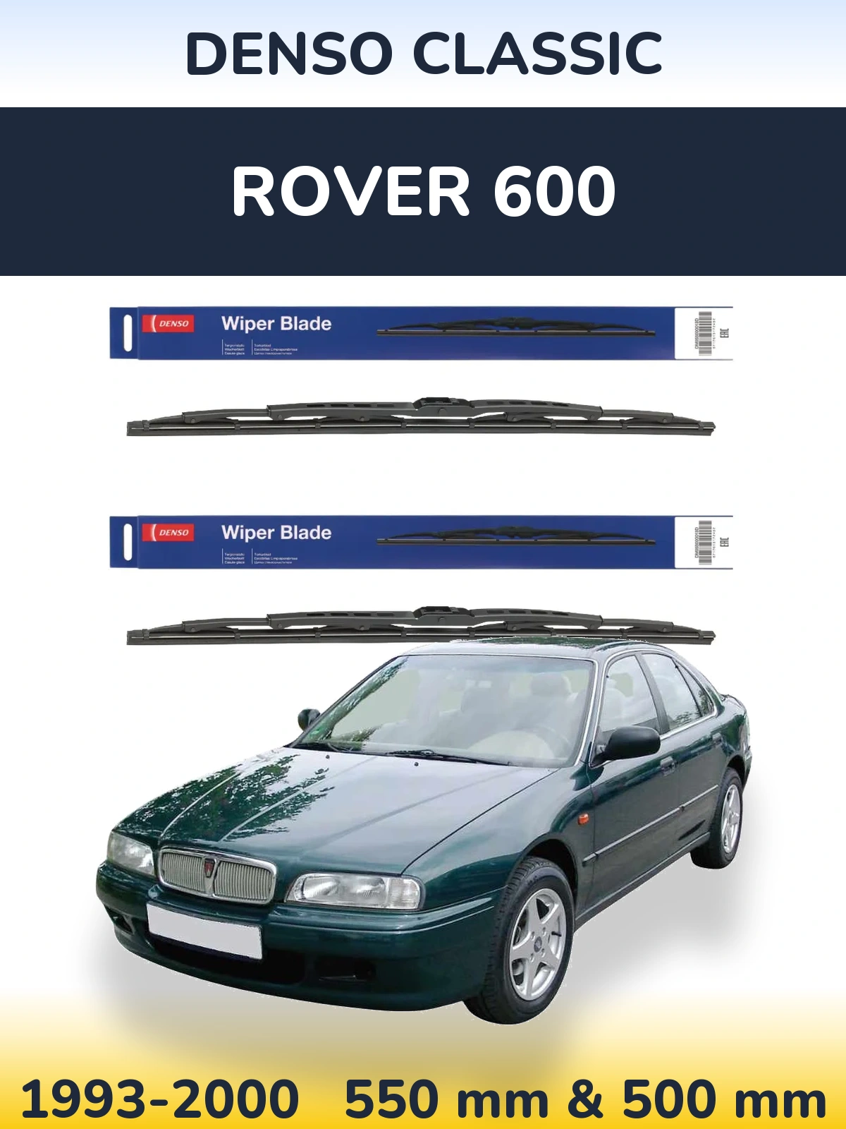 Torkarblad Denso Classic för Rover 600
