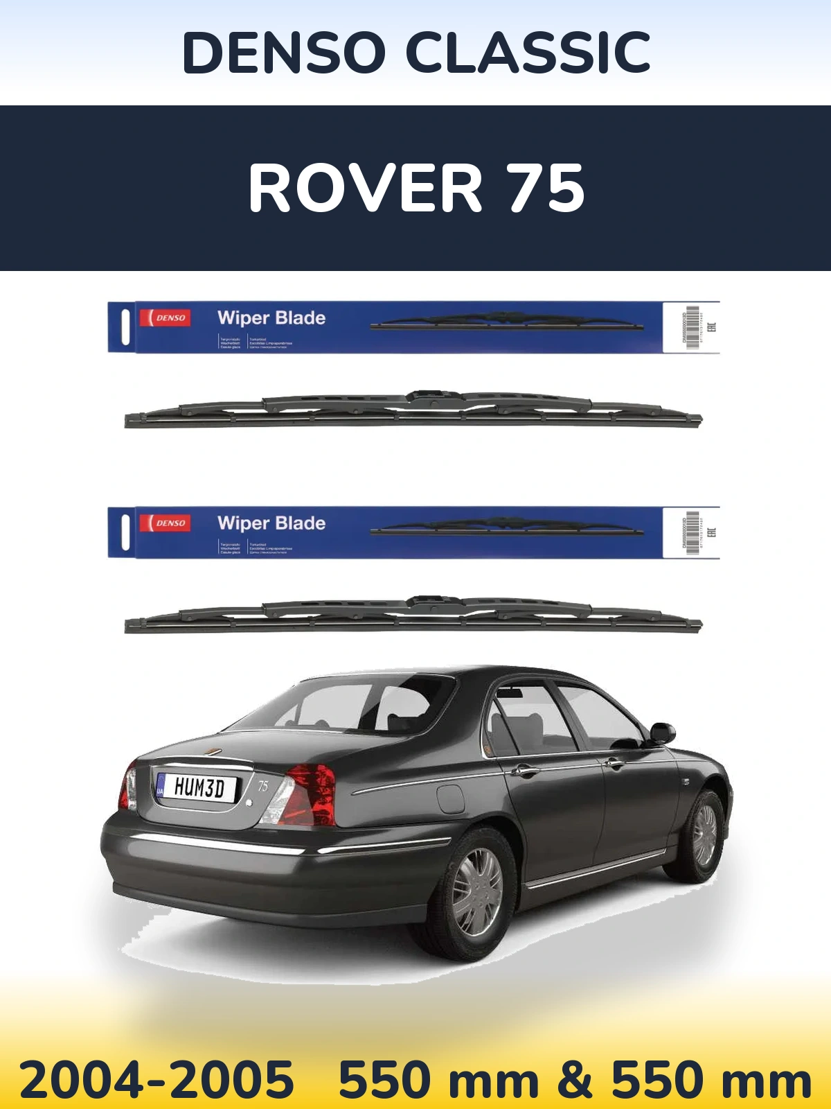 Torkarblad Denso Classic för Rover 75