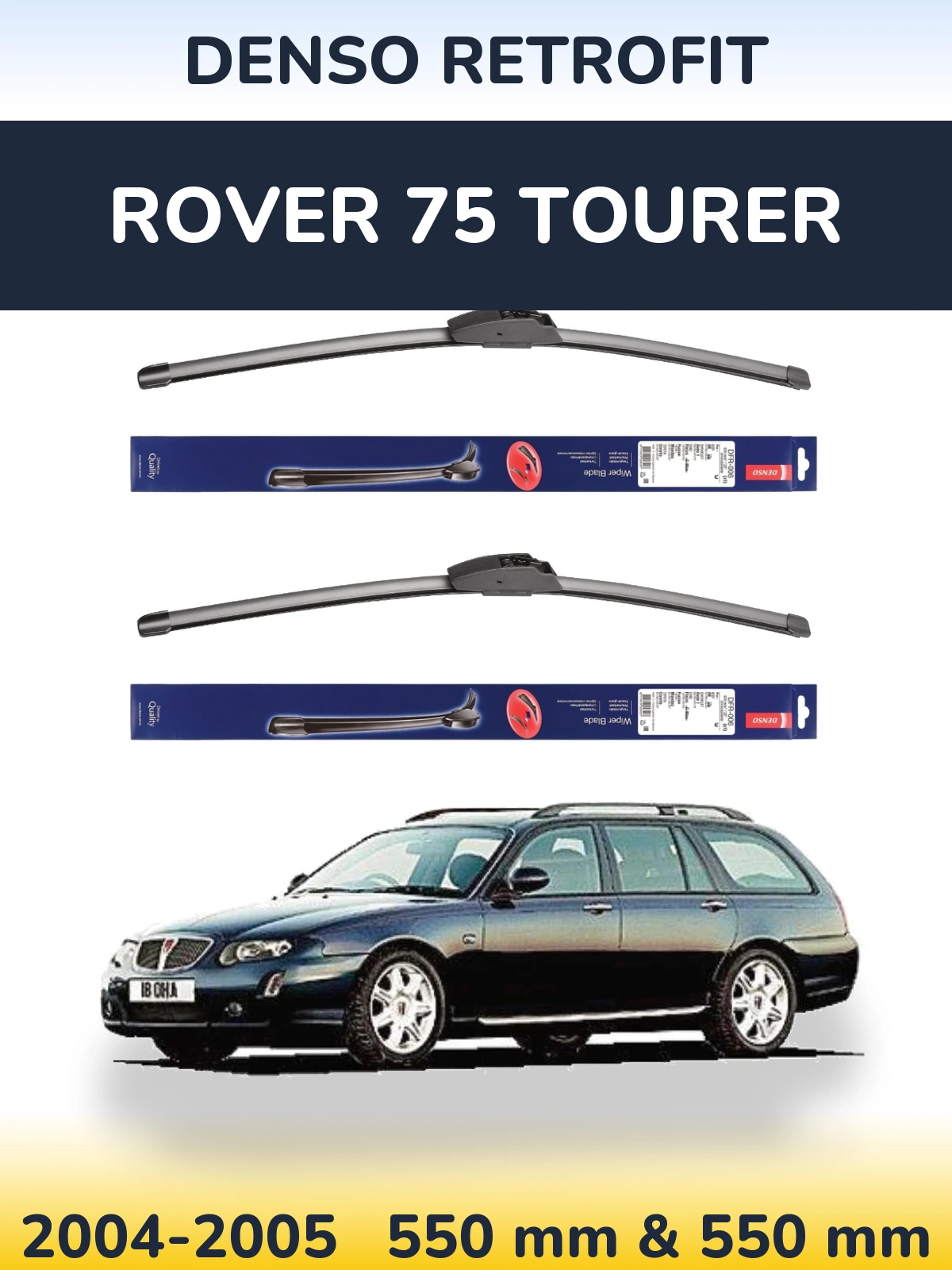 Torkarblad Denso Retrofit för Rover 75 Tourer