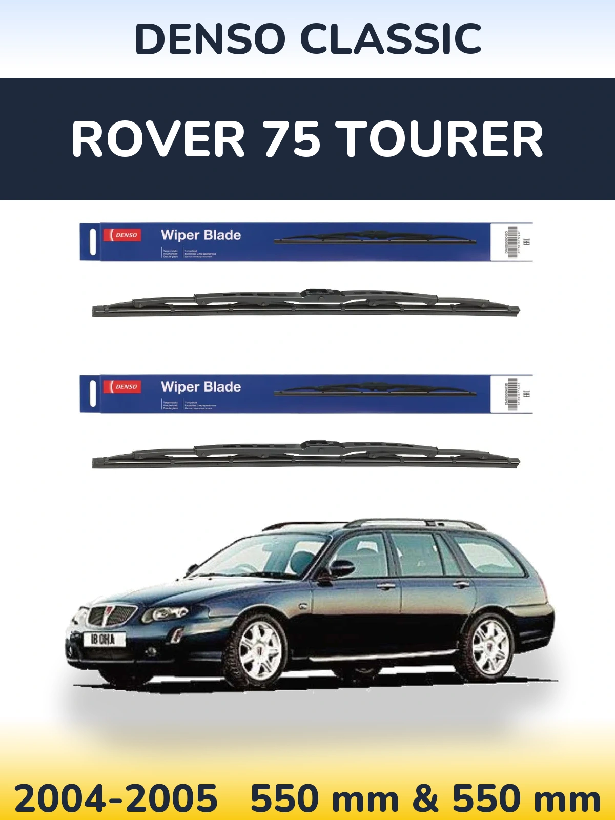 Torkarblad Denso Classic för Rover 75 Tourer
