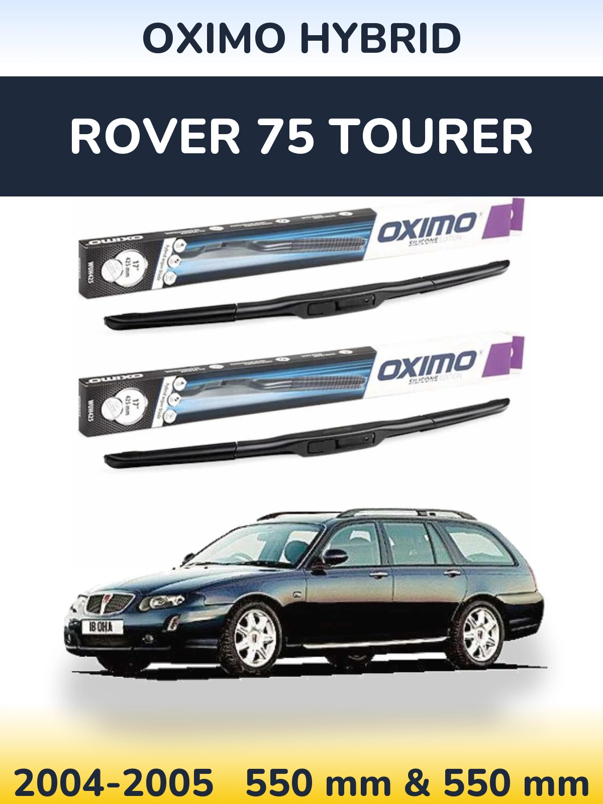 Torkarblad Oximo Hybrid för Rover 75 Tourer