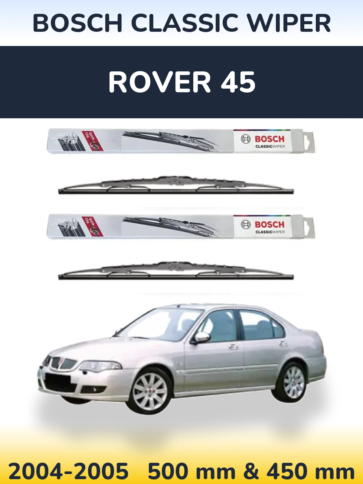 Torkarblad BOSCH Classic Wiper för Rover 45