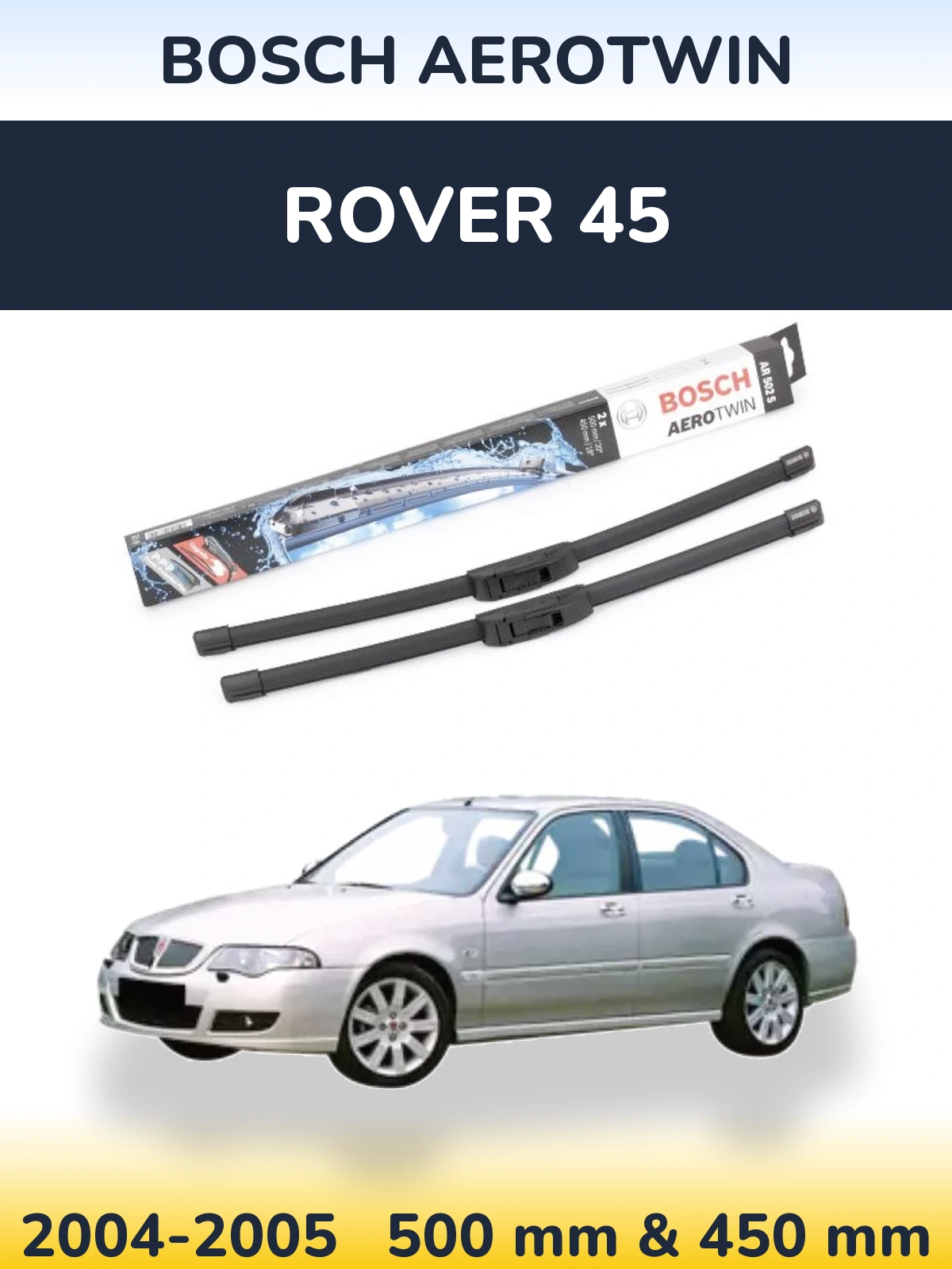 Torkarblad BOSCH AeroTwin för Rover 45