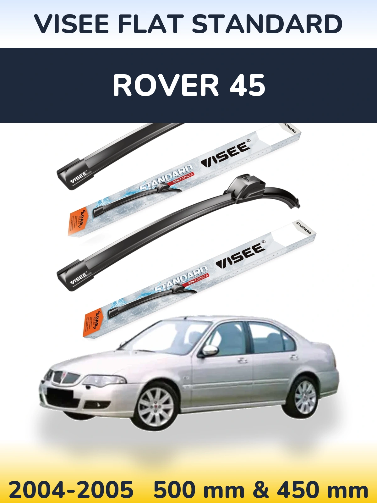 Torkarblad VISEE FLAT STANDARD för Rover 45