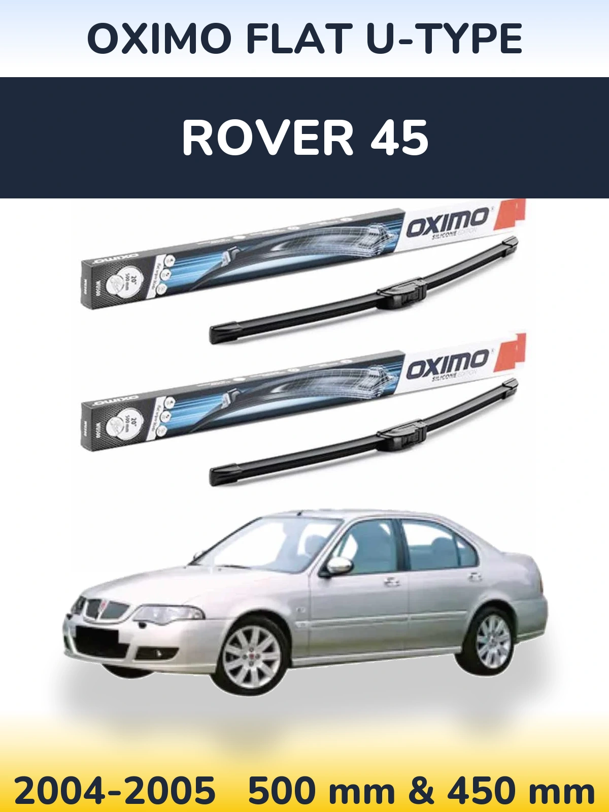 Torkarblad Oximo Flat U-type för Rover 45