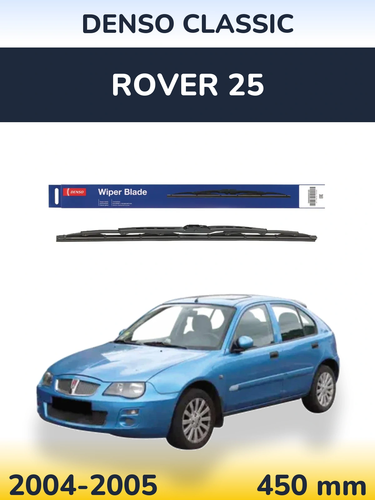 Torkarblad Denso Classic för Rover 25