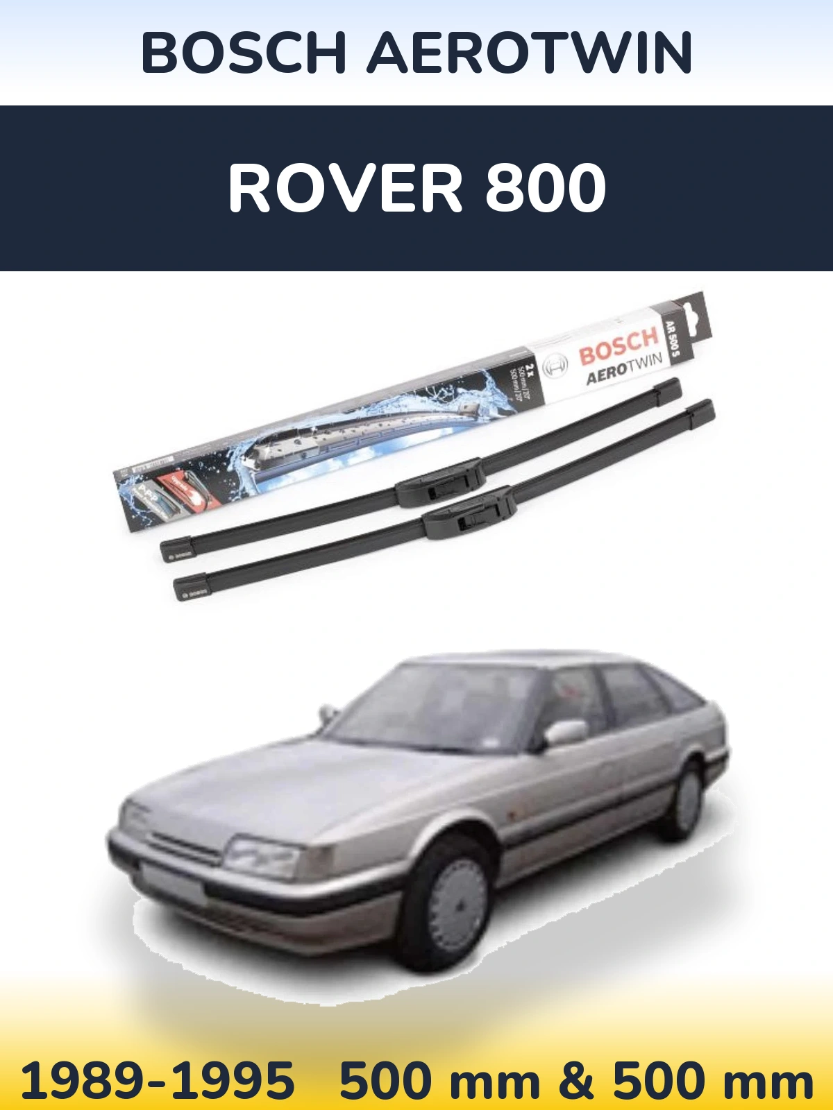 Torkarblad BOSCH AeroTwin för Rover 800