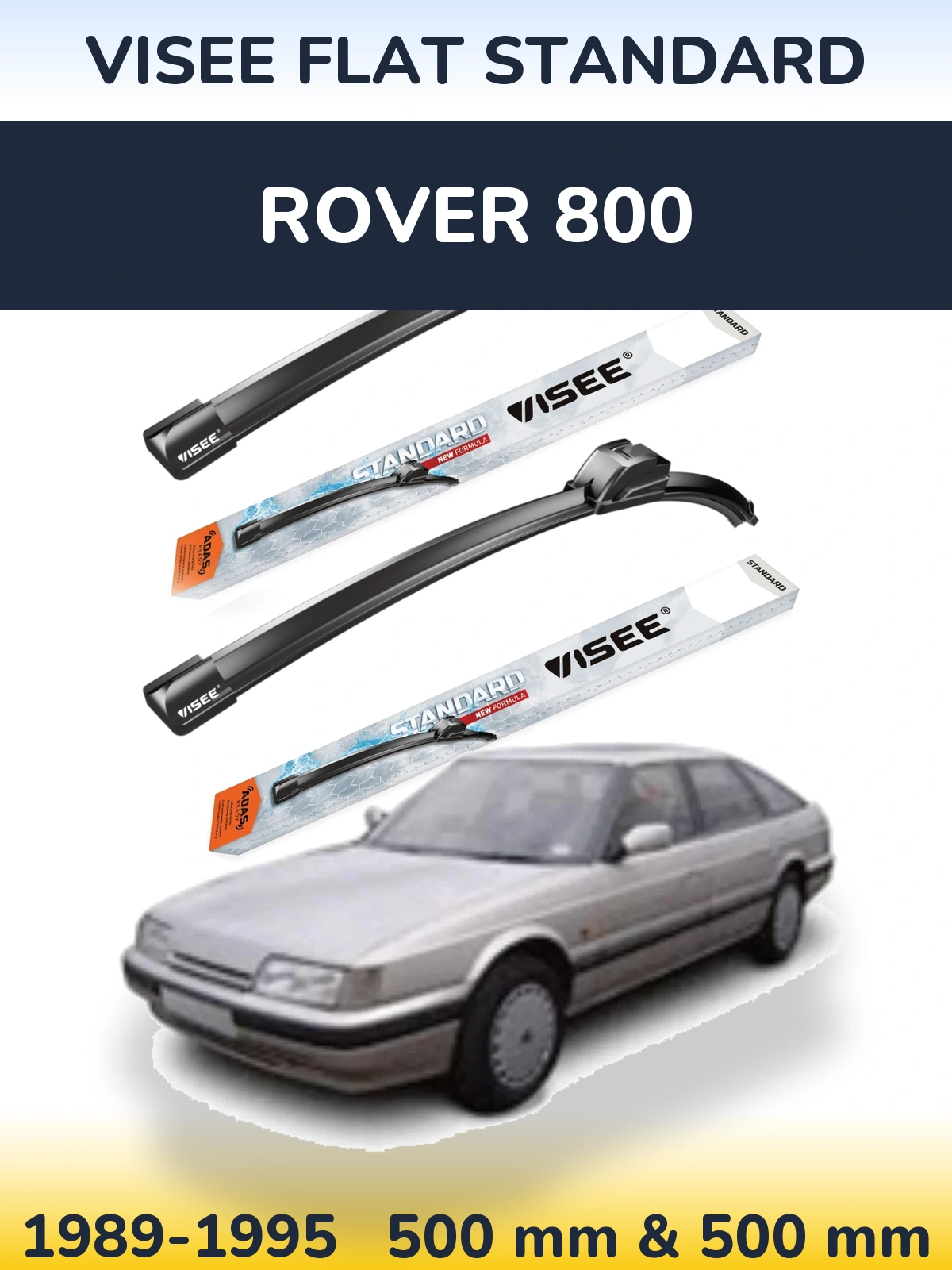 Torkarblad VISEE FLAT STANDARD för Rover 800