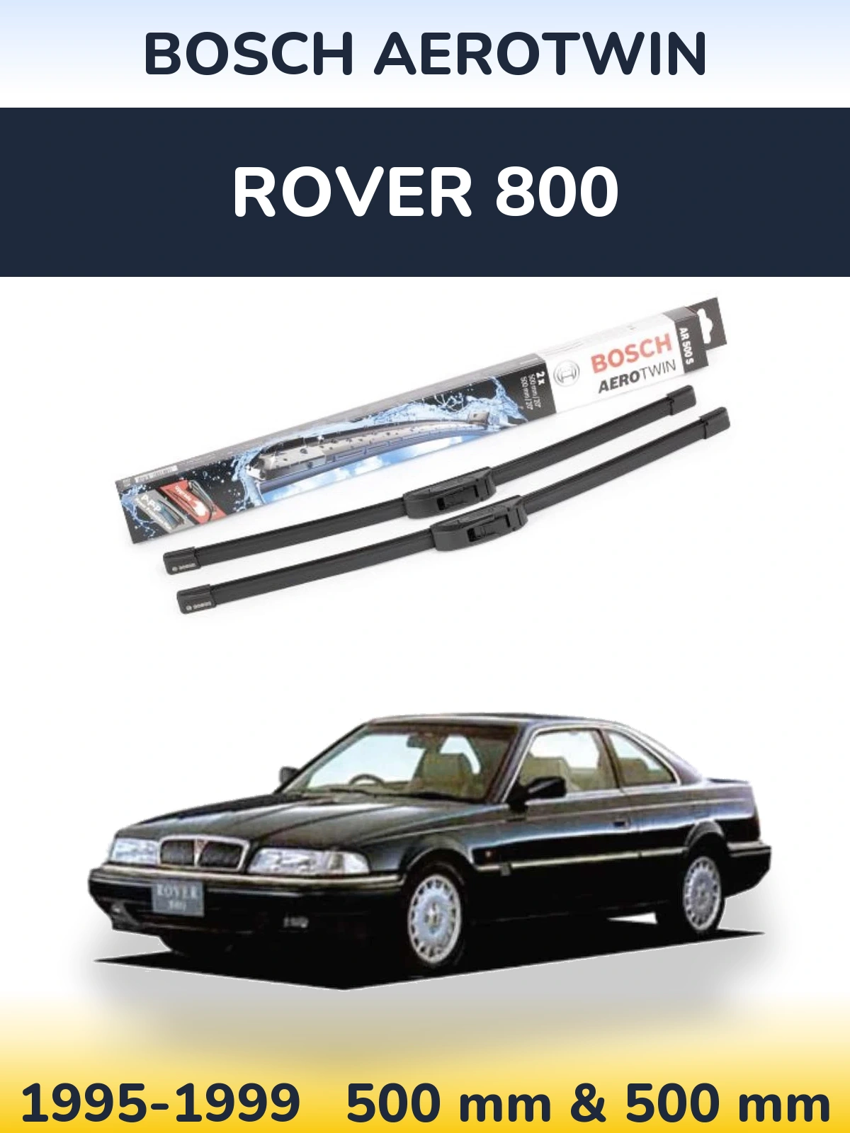 Torkarblad BOSCH AeroTwin för Rover 800