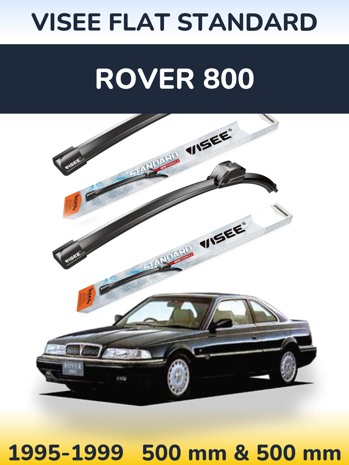 Torkarblad VISEE FLAT STANDARD för Rover 800