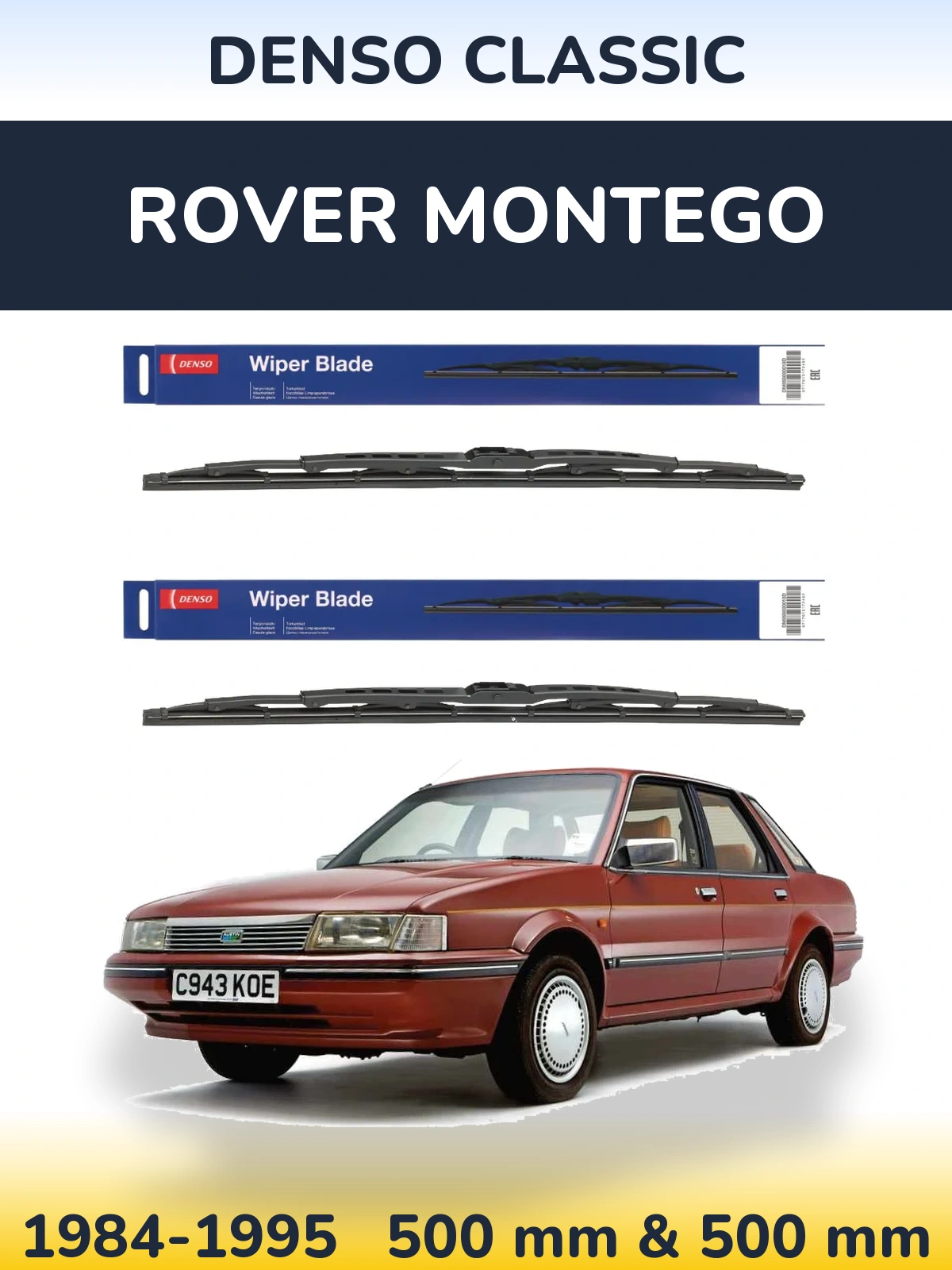 Torkarblad Denso Classic för Rover Montego