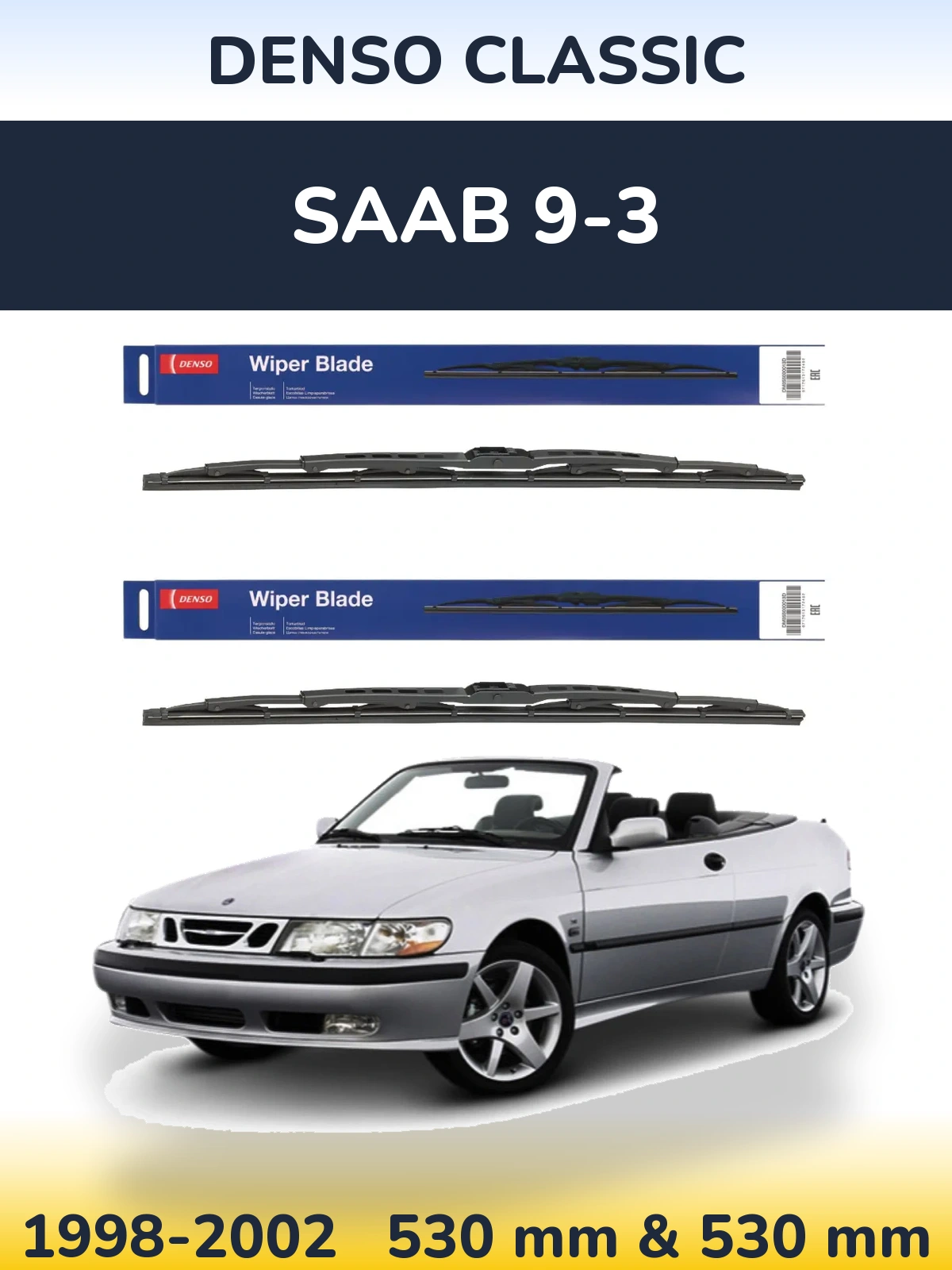 Torkarblad Denso Classic för SAAB 9-3