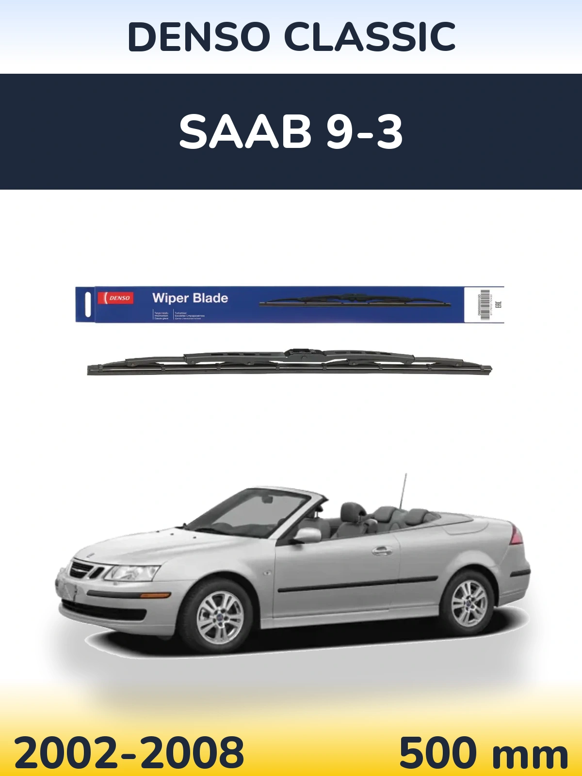 Torkarblad Denso Classic för SAAB 9-3