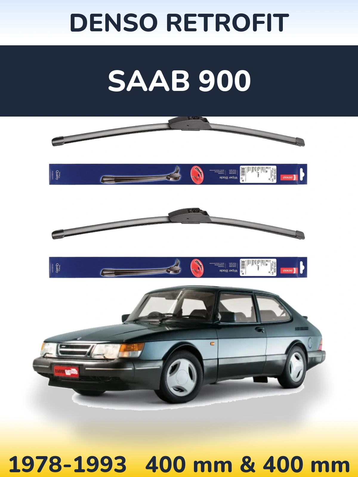 Torkarblad Denso Retrofit för SAAB 900