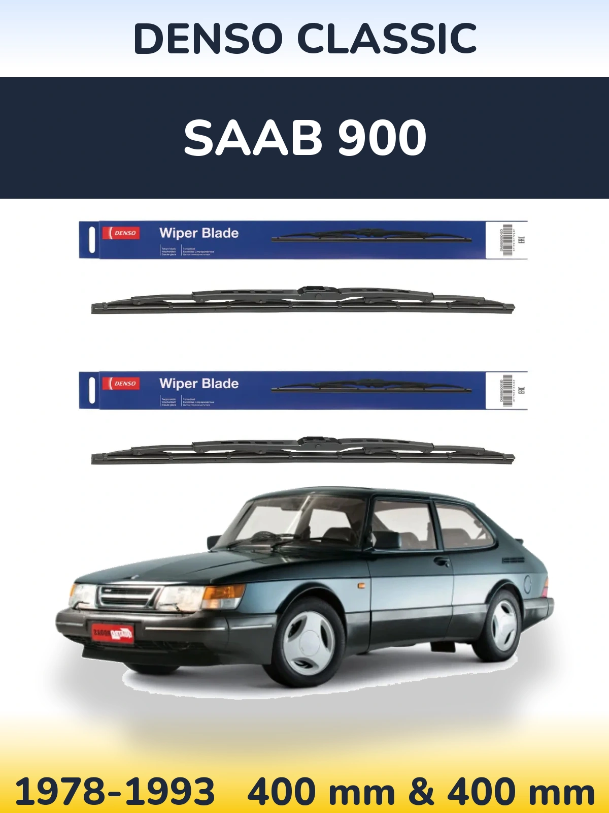 Torkarblad Denso Classic för SAAB 900
