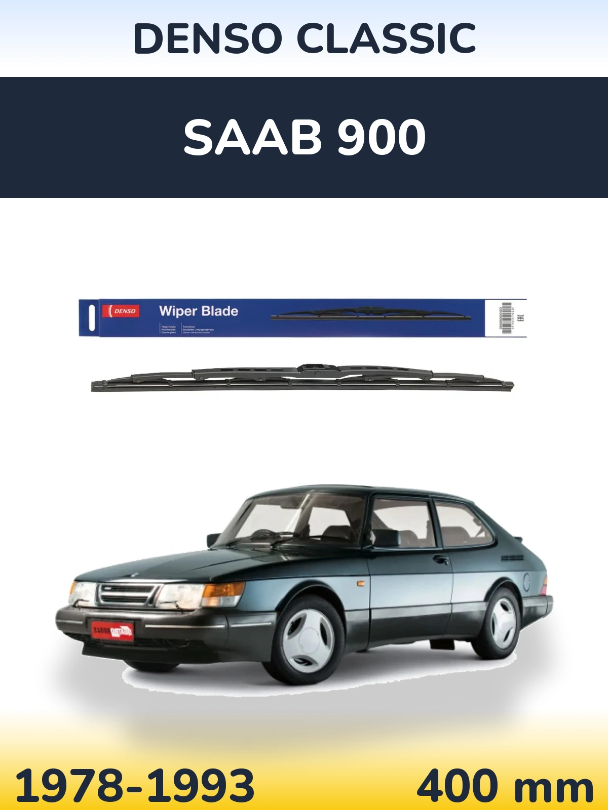 Torkarblad Denso Classic för SAAB 900
