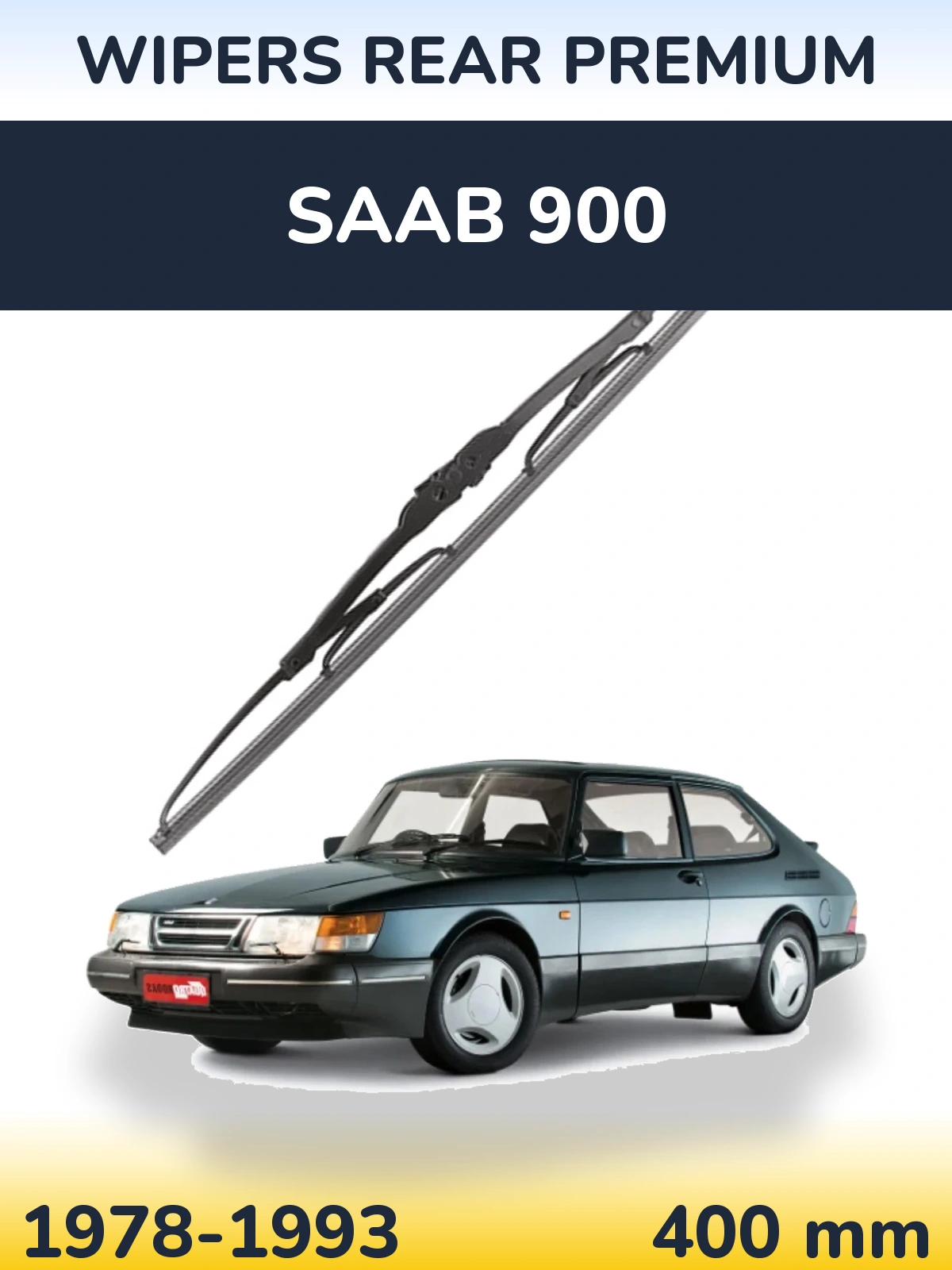 Задня щітка WIPERS REAR PREMIUM 400 мм для SAAB 900 1978-1993