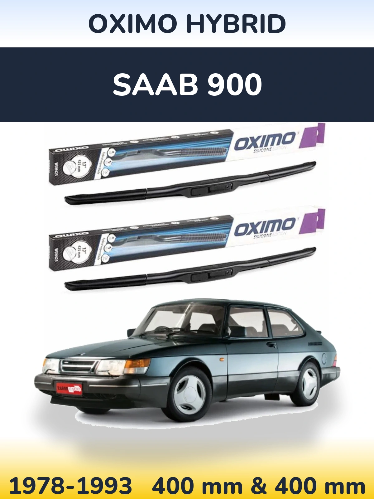Torkarblad Oximo Hybrid för SAAB 900