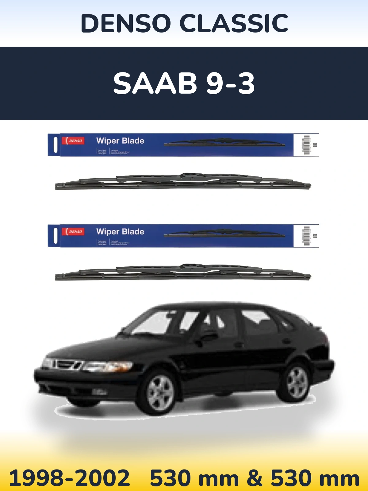 Torkarblad Denso Classic för SAAB 9-3