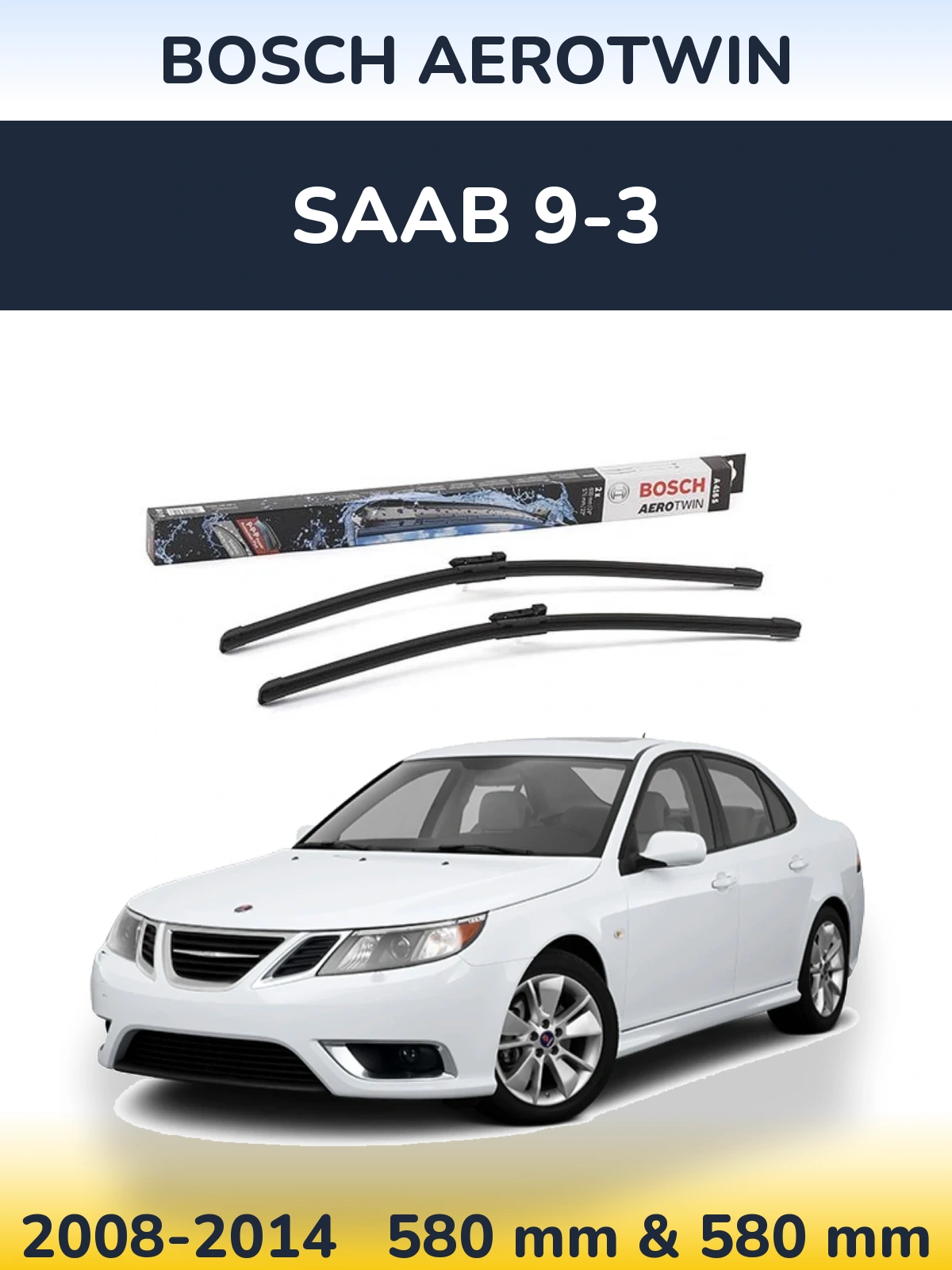 Torkarblad BOSCH AeroTwin för SAAB 9-3