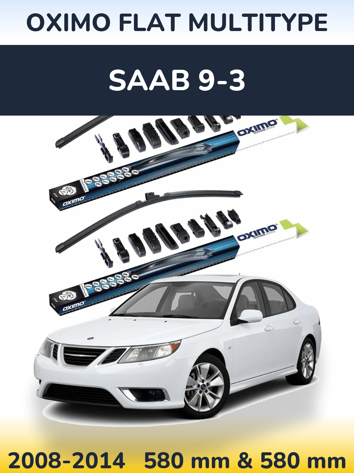 Torkarblad Oximo Flat MultiType för SAAB 9-3