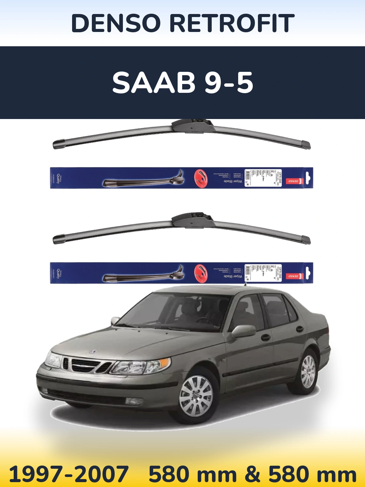 Torkarblad Denso Retrofit för SAAB 9-5