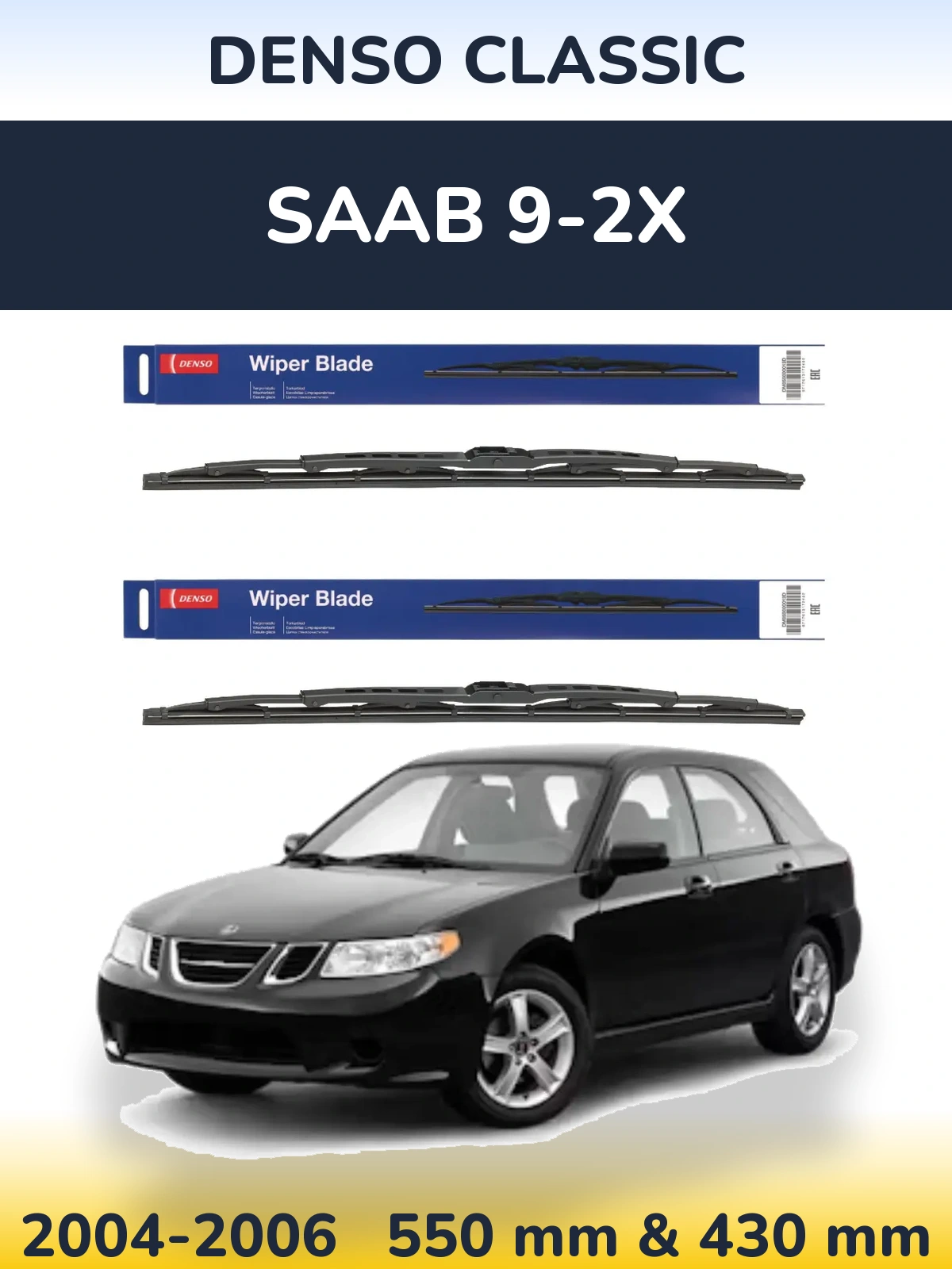 Torkarblad Denso Classic för SAAB 9-2X