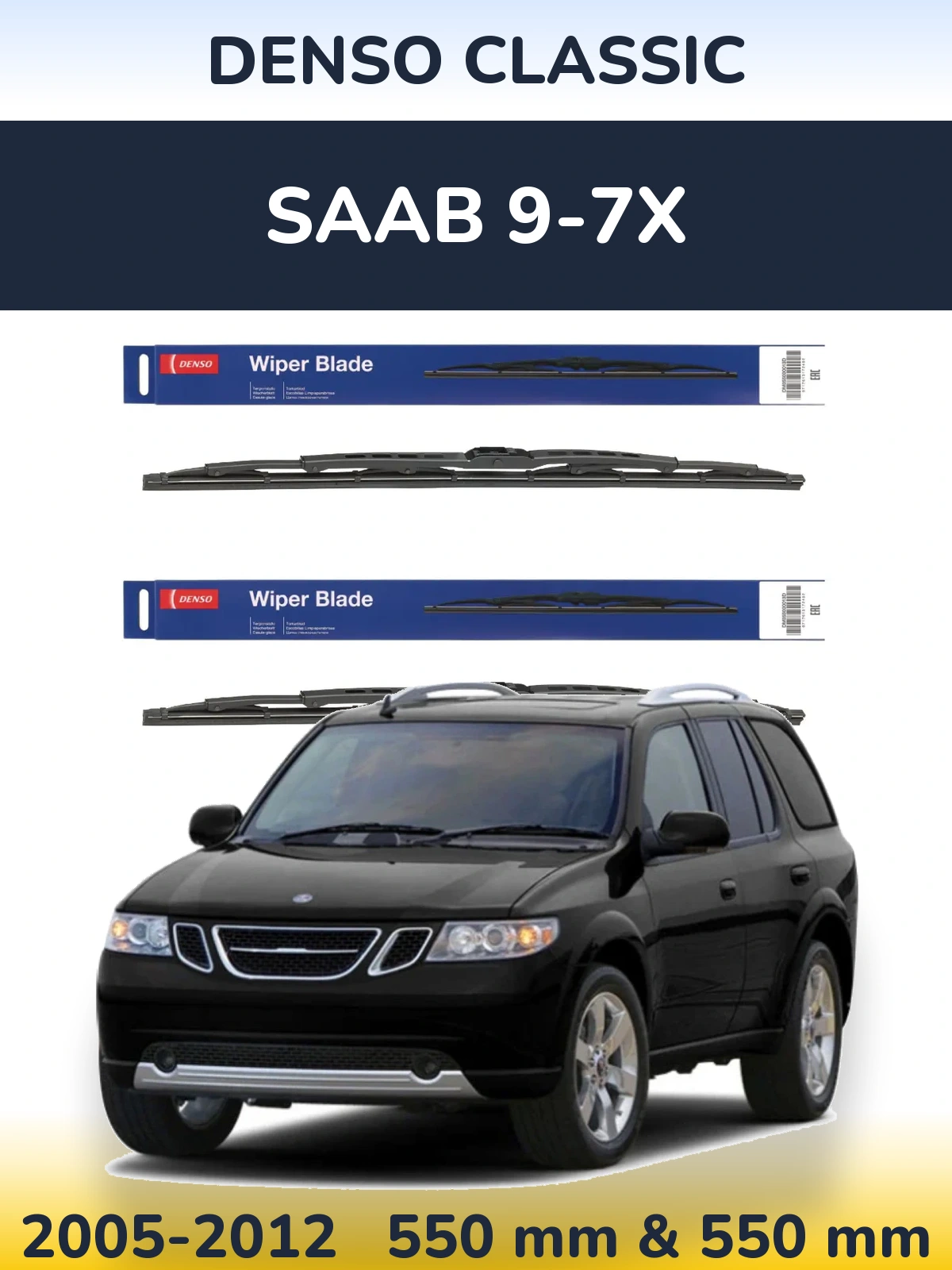 Torkarblad Denso Classic för SAAB 9-7X