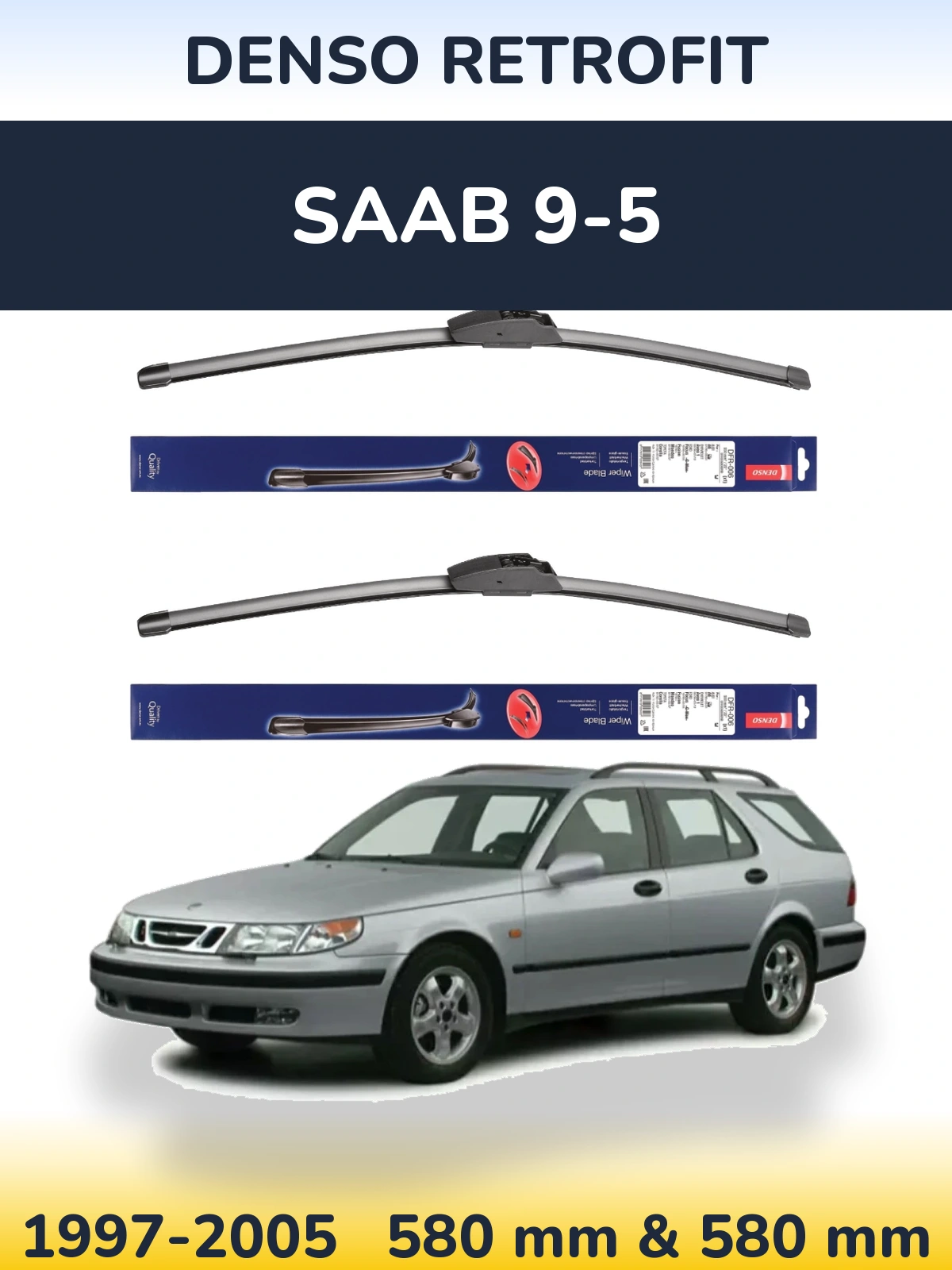 Torkarblad Denso Retrofit för SAAB 9-5
