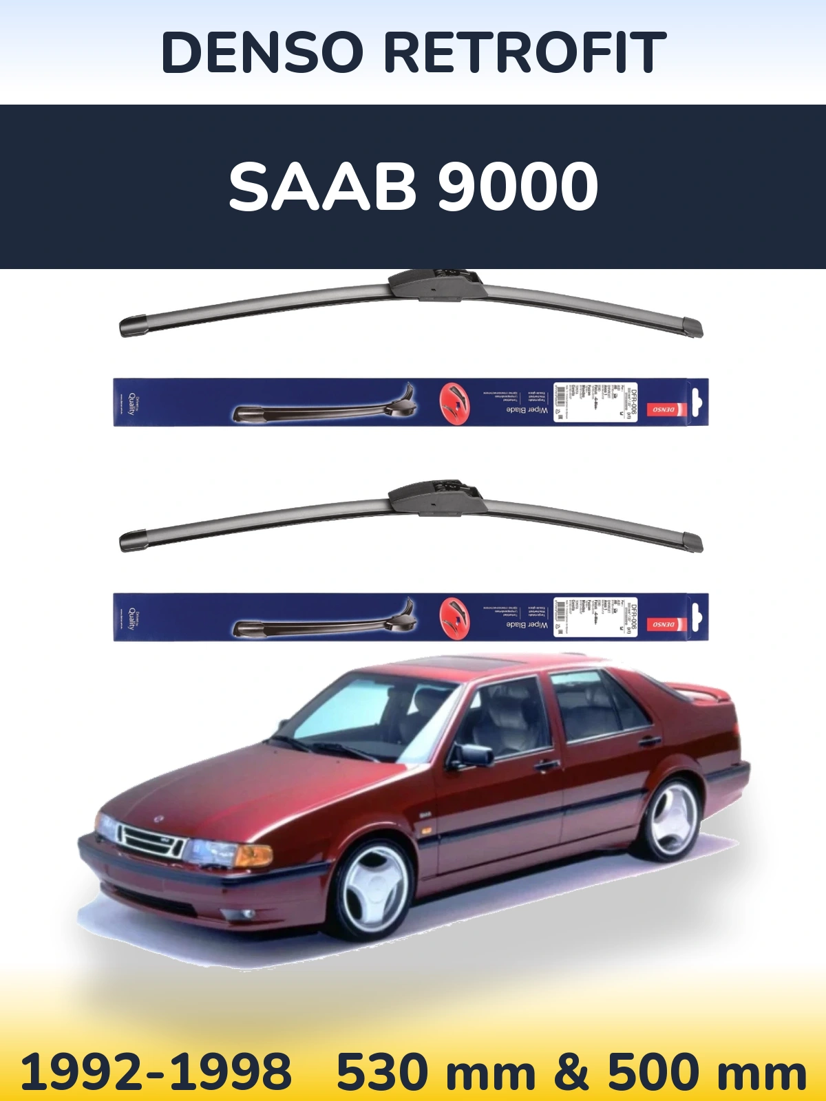 Torkarblad Denso Retrofit för SAAB 9000