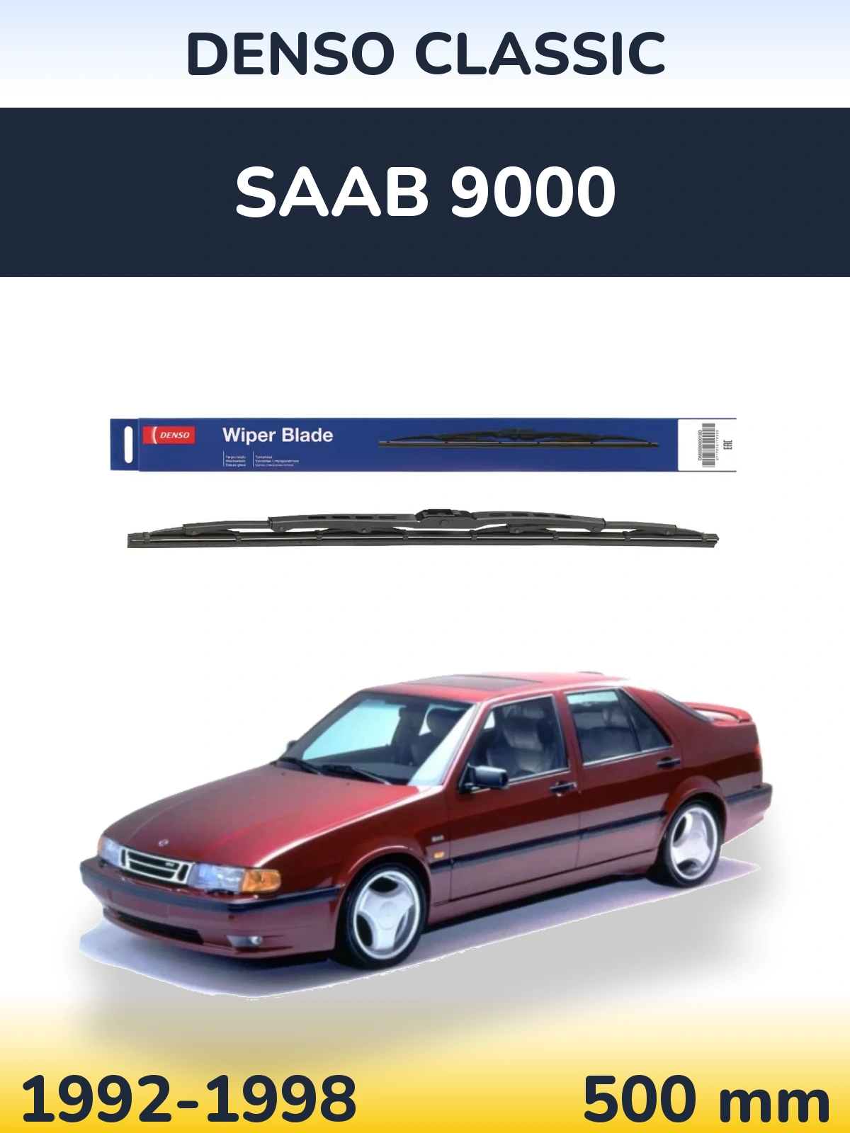 Torkarblad Denso Classic för SAAB 9000
