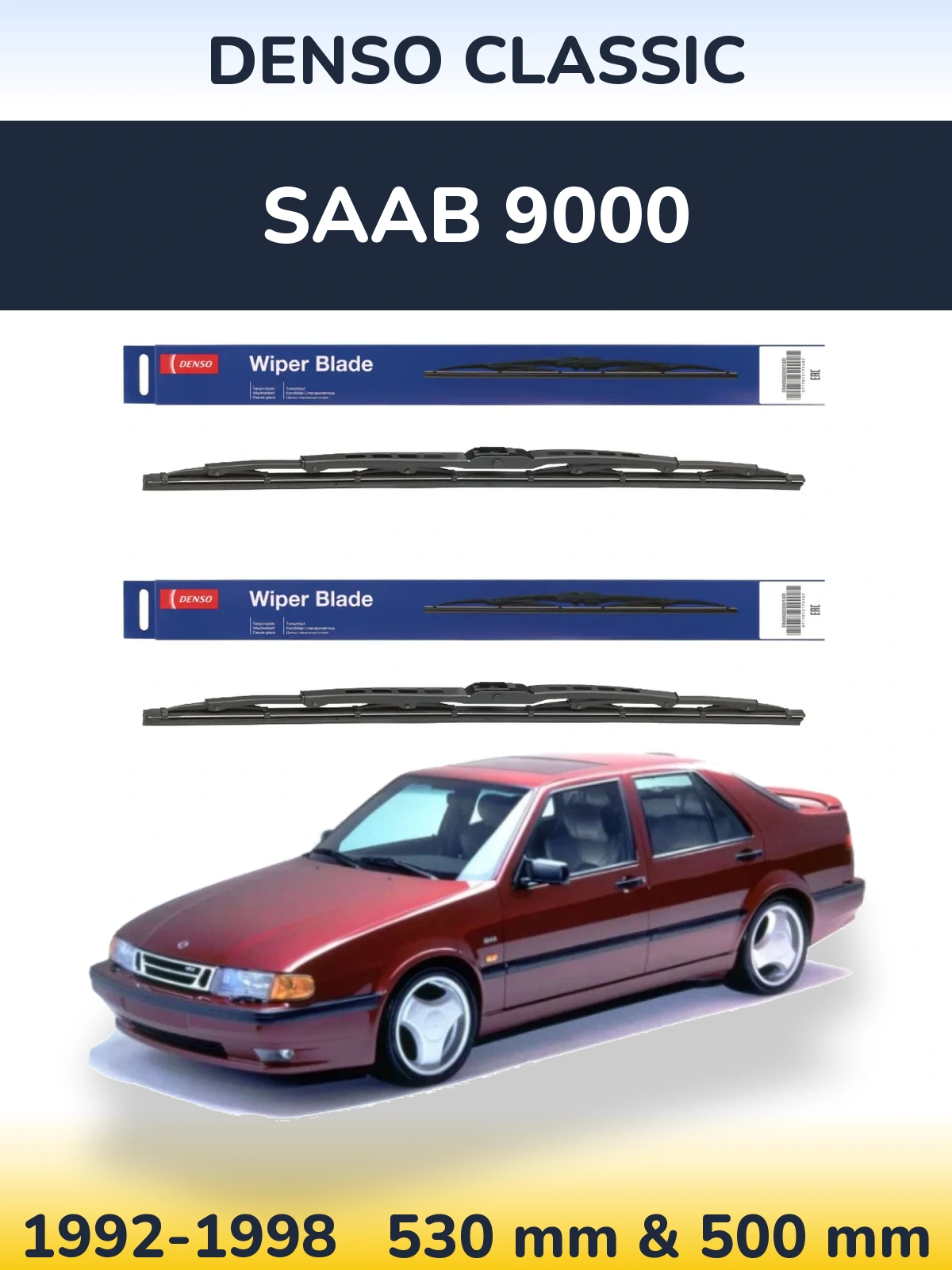 Torkarblad Denso Classic för SAAB 9000