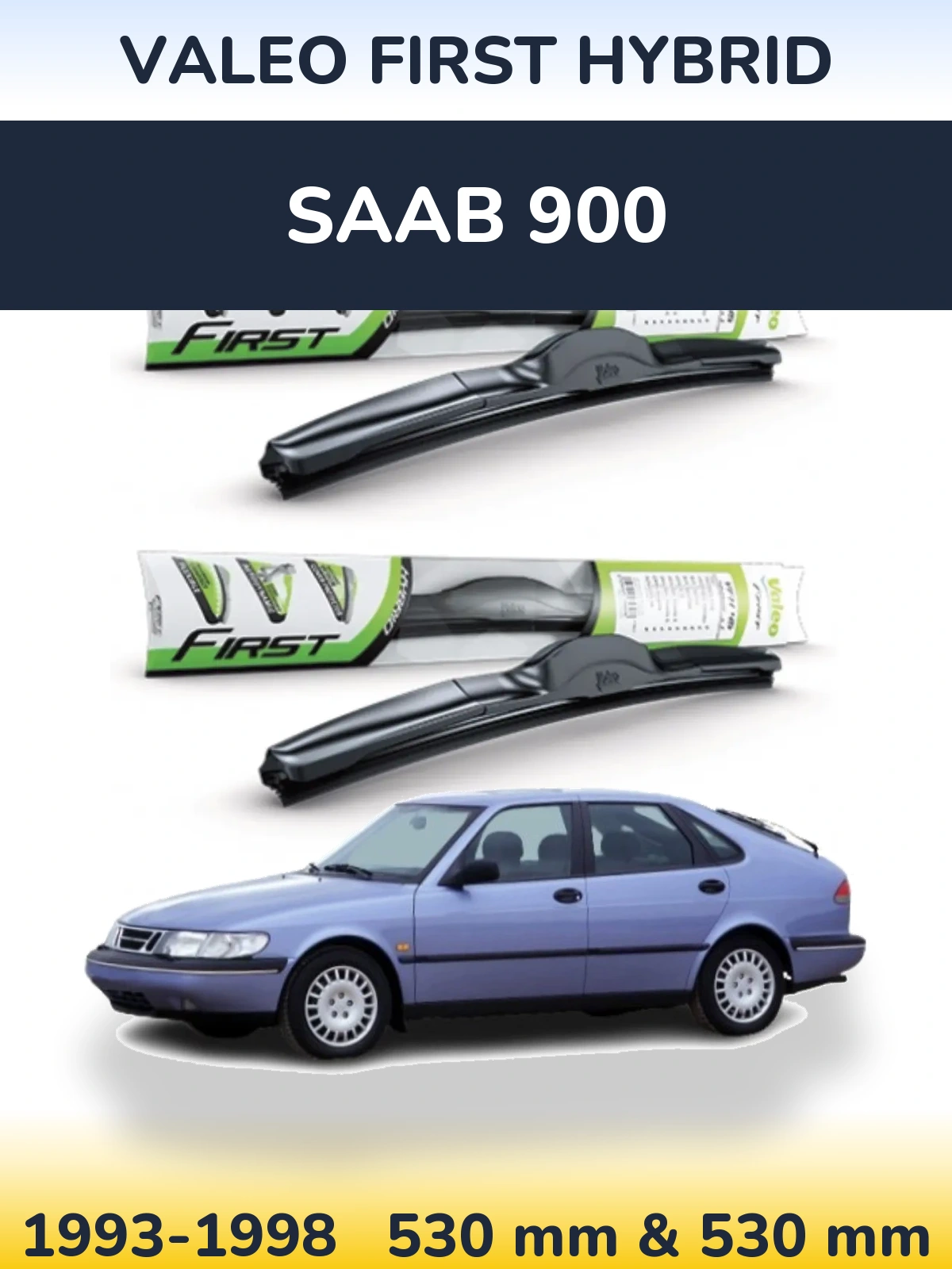 Torkarblad Valeo First Hybrid för SAAB 900