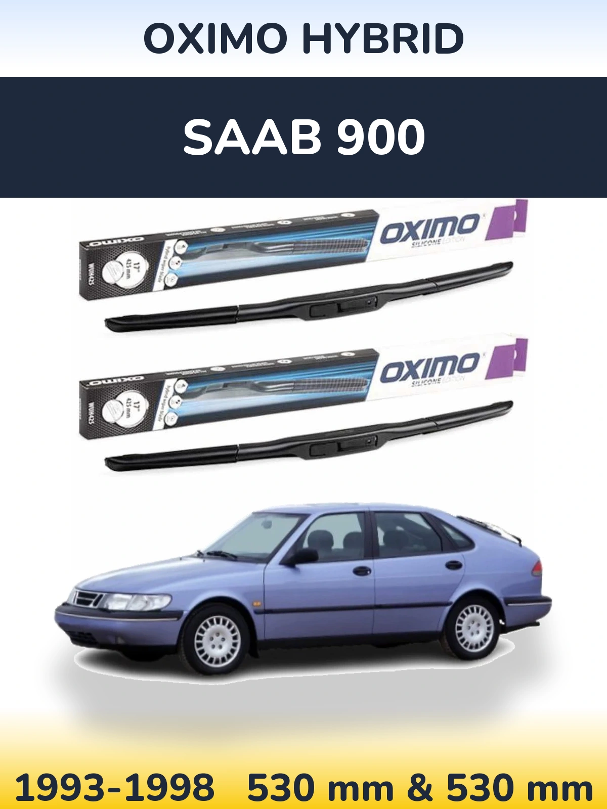 Torkarblad Oximo Hybrid för SAAB 900