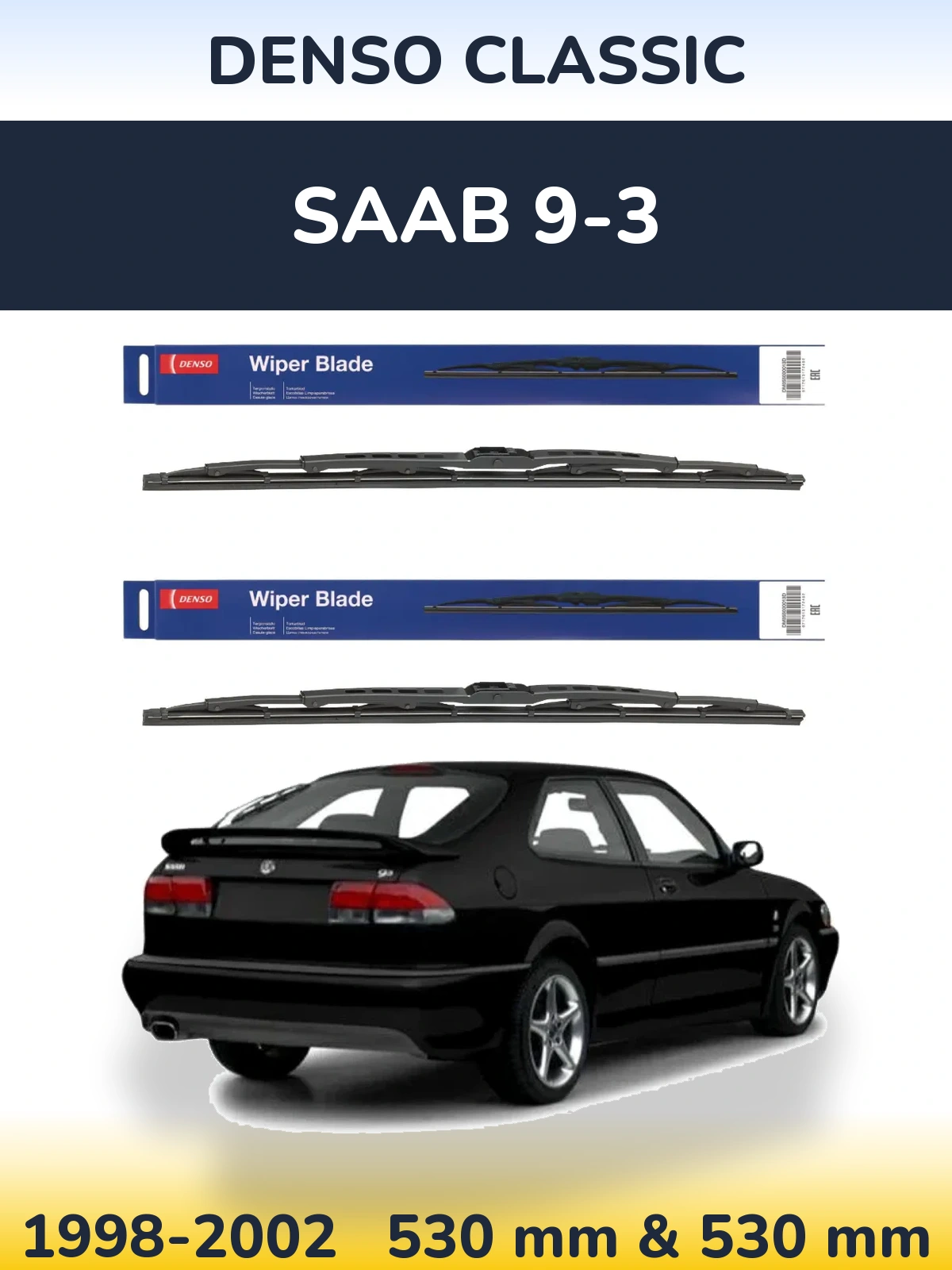 Torkarblad Denso Classic för SAAB 9-3